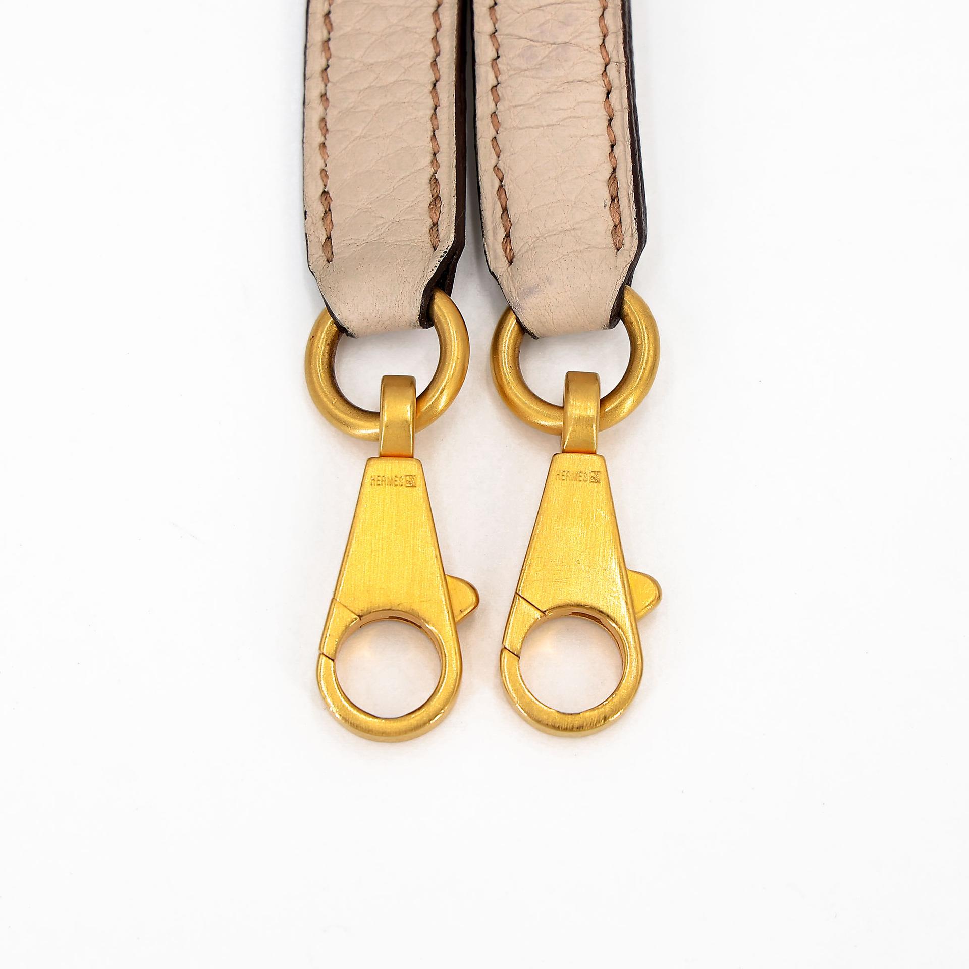 ランク A HERMÈS エルメス ケリー32 タバックキャメル (24) トリヨン マットゴールド金具 □G刻印 (2003) - 35