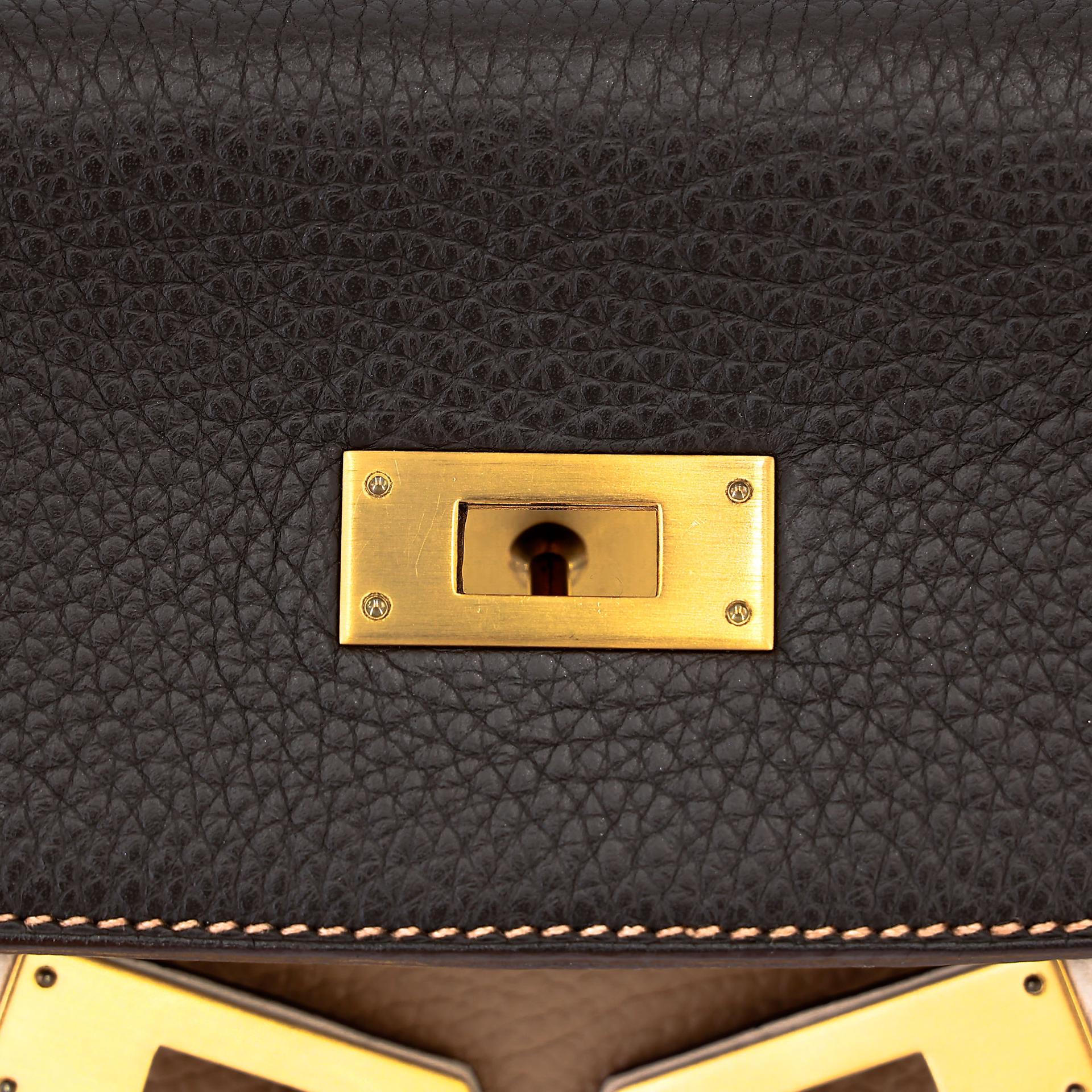 ランク A HERMÈS エルメス ケリー32 タバックキャメル (24) トリヨン マットゴールド金具 □G刻印 (2003) - 19