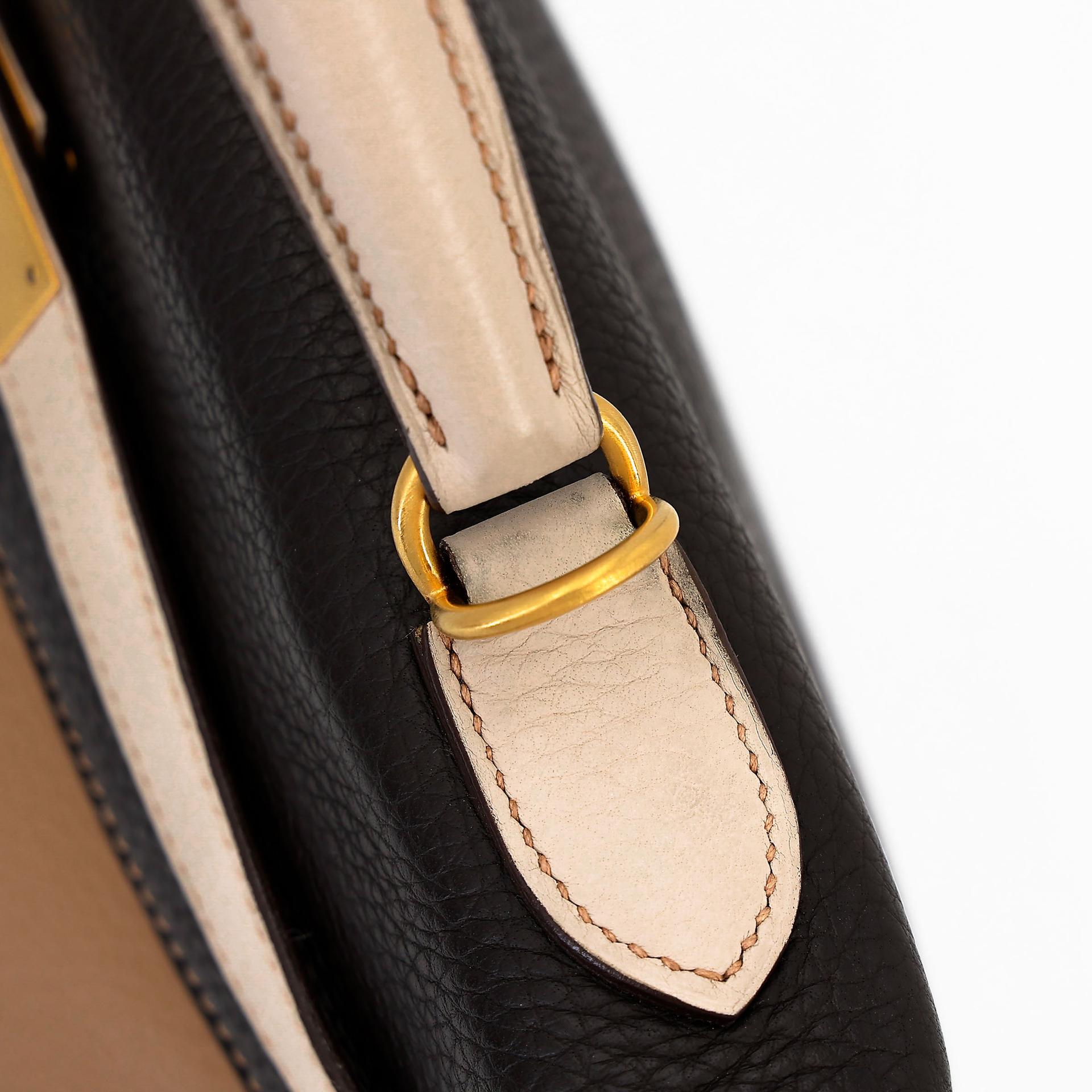 ランク A HERMÈS エルメス ケリー32 タバックキャメル (24) トリヨン マットゴールド金具 □G刻印 (2003) - 13