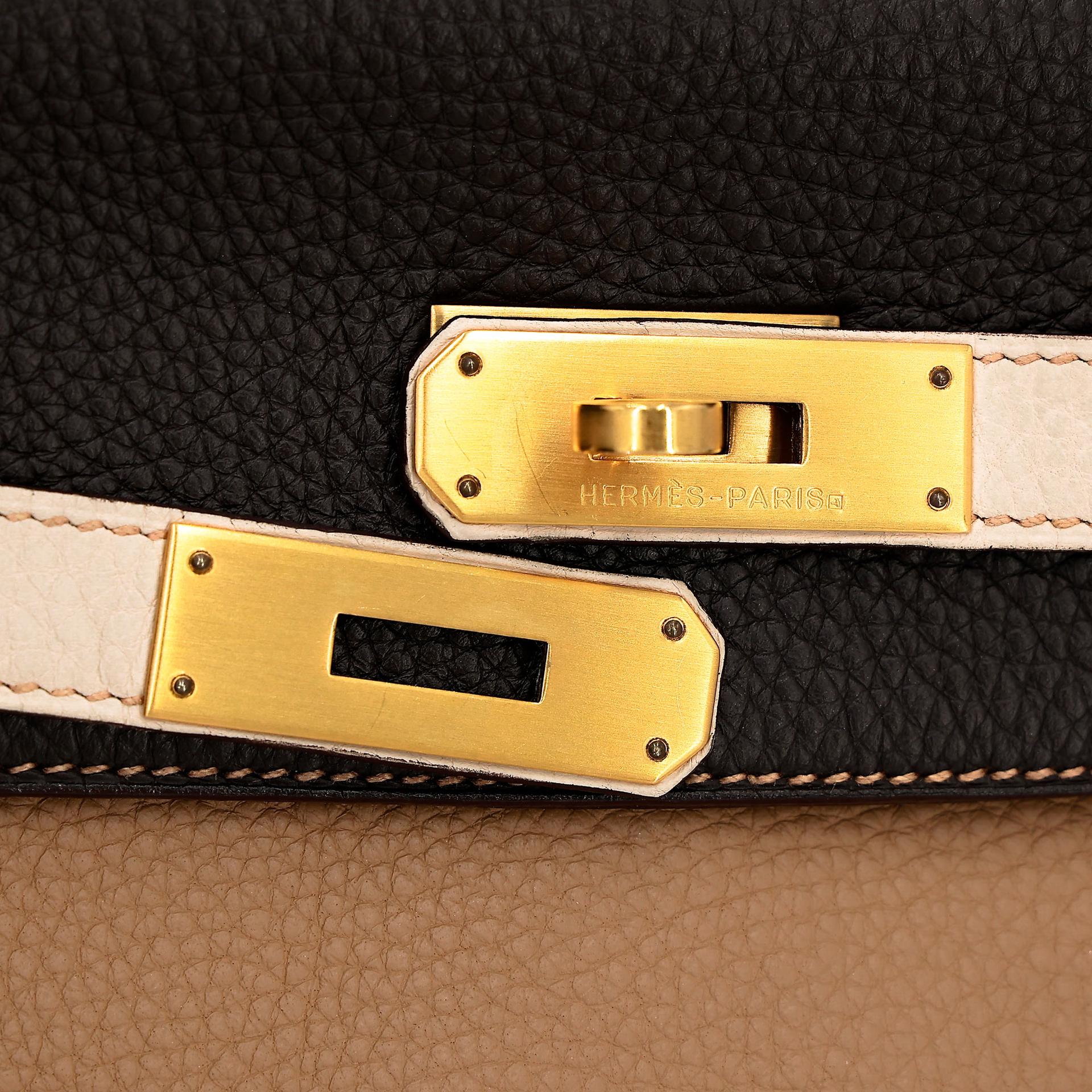 ランク A HERMÈS エルメス ケリー32 タバックキャメル (24) トリヨン マットゴールド金具 □G刻印 (2003) - 16