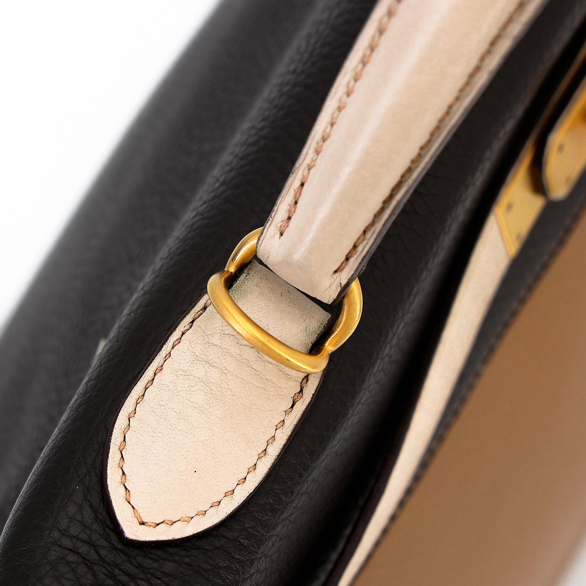 ランク A HERMÈS エルメス ケリー32 タバックキャメル (24) トリヨン マットゴールド金具 □G刻印 (2003) - 14
