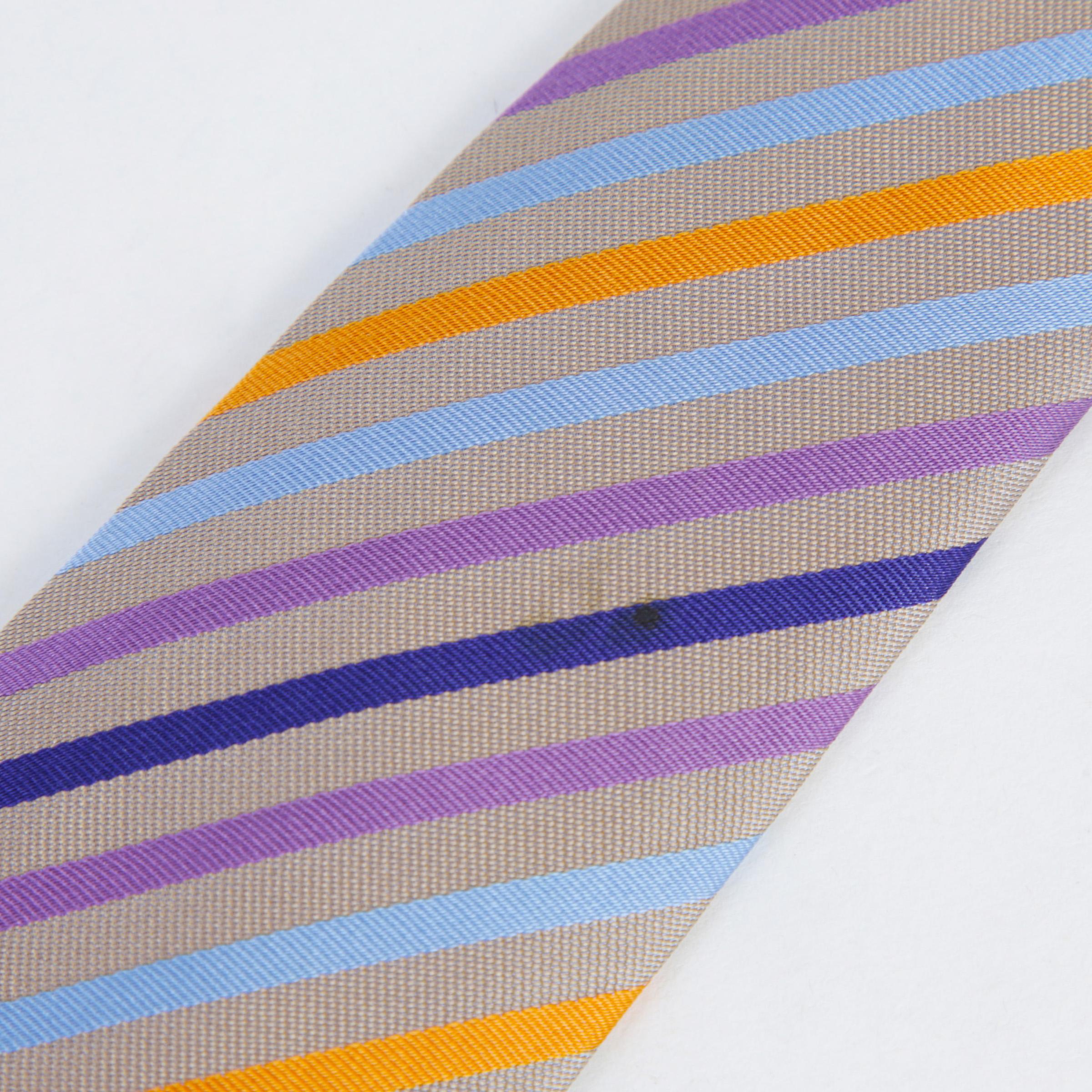 Neckties Blue Purple Yellow