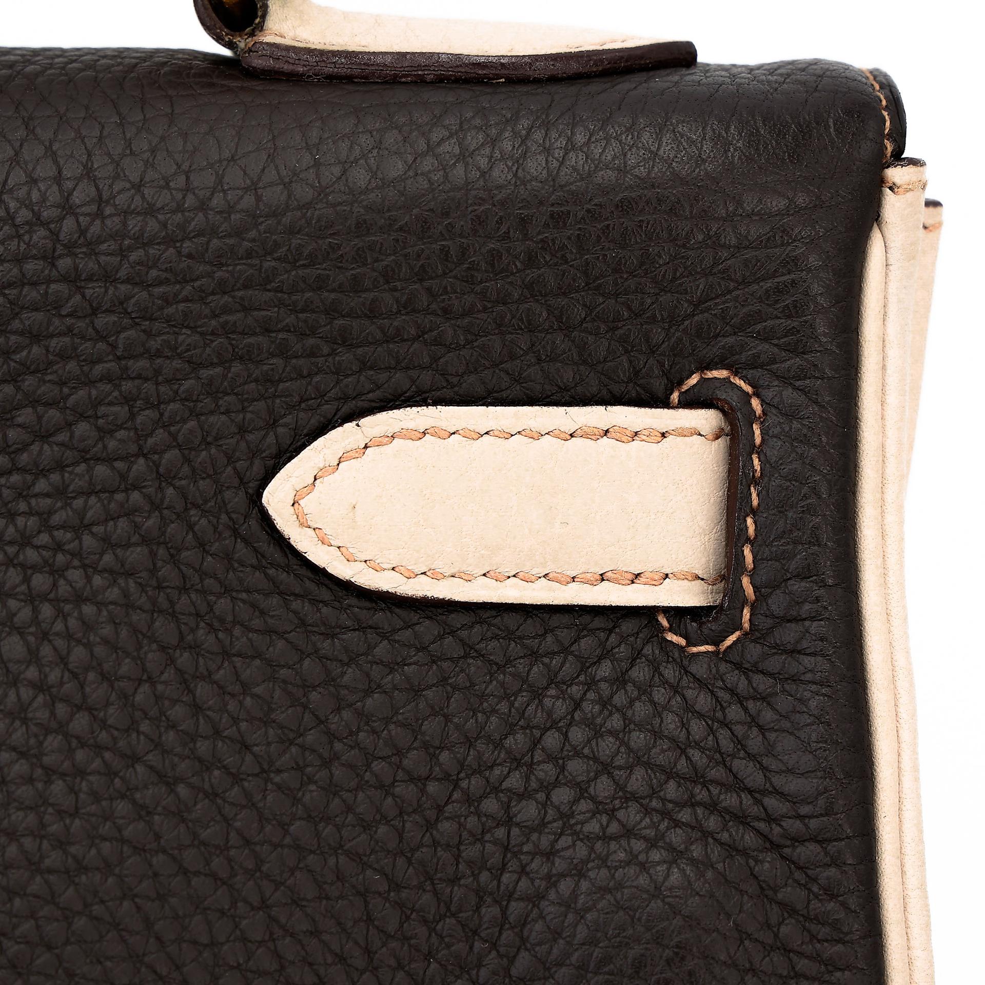 ランク A HERMÈS エルメス ケリー32 タバックキャメル (24) トリヨン マットゴールド金具 □G刻印 (2003) - 15