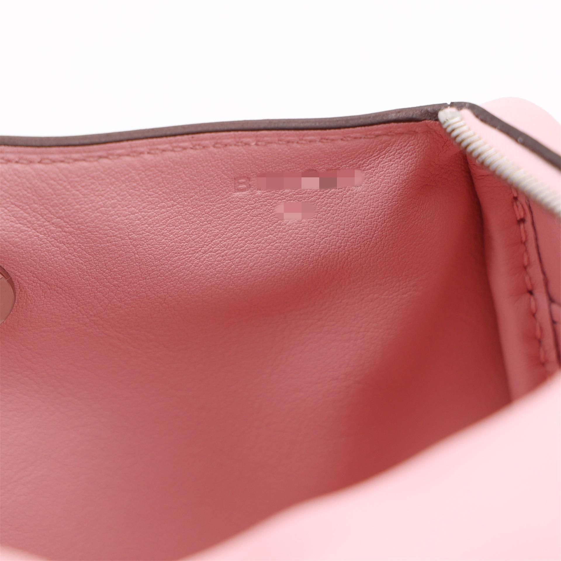 ランク NS 未使用品 HERMÈS エルメス ミニリンディ ローズサクラ (3Q) スイフト シルバー金具 B刻印 (2023) - 14