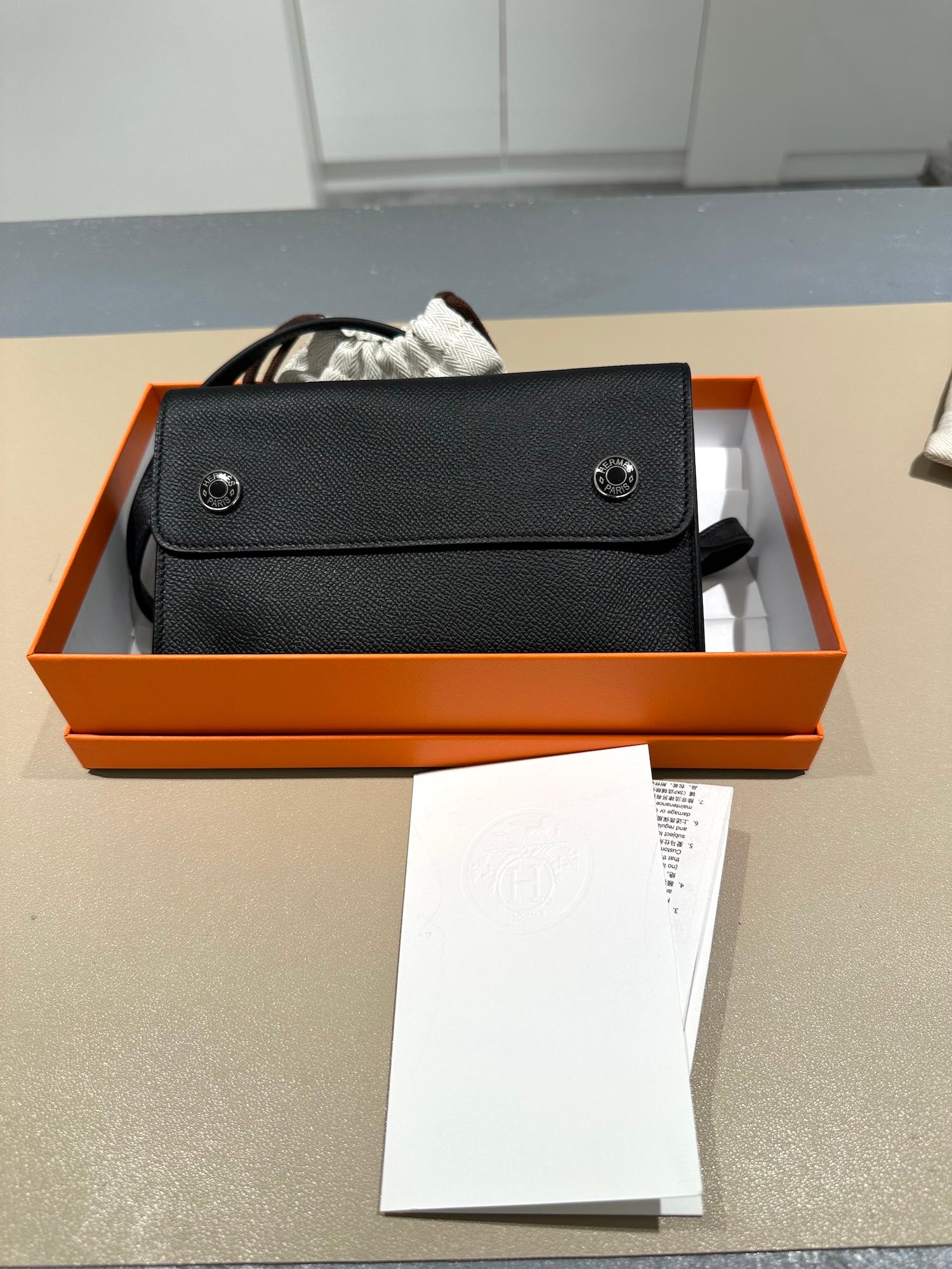ランク N 新品 HERMÈS エルメス エルメスナップ ウォレット ブラック (89) エプソン シルバー金具 K刻印 (2025) - 4