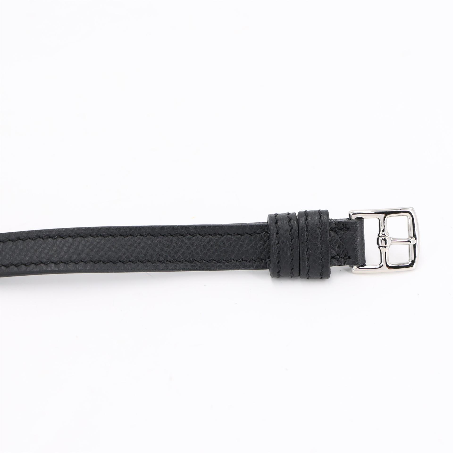 ランク N 新品 HERMÈS エルメス エルメスナップ ウォレット ブラック (89) エプソン シルバー金具 K刻印 (2025) - 18