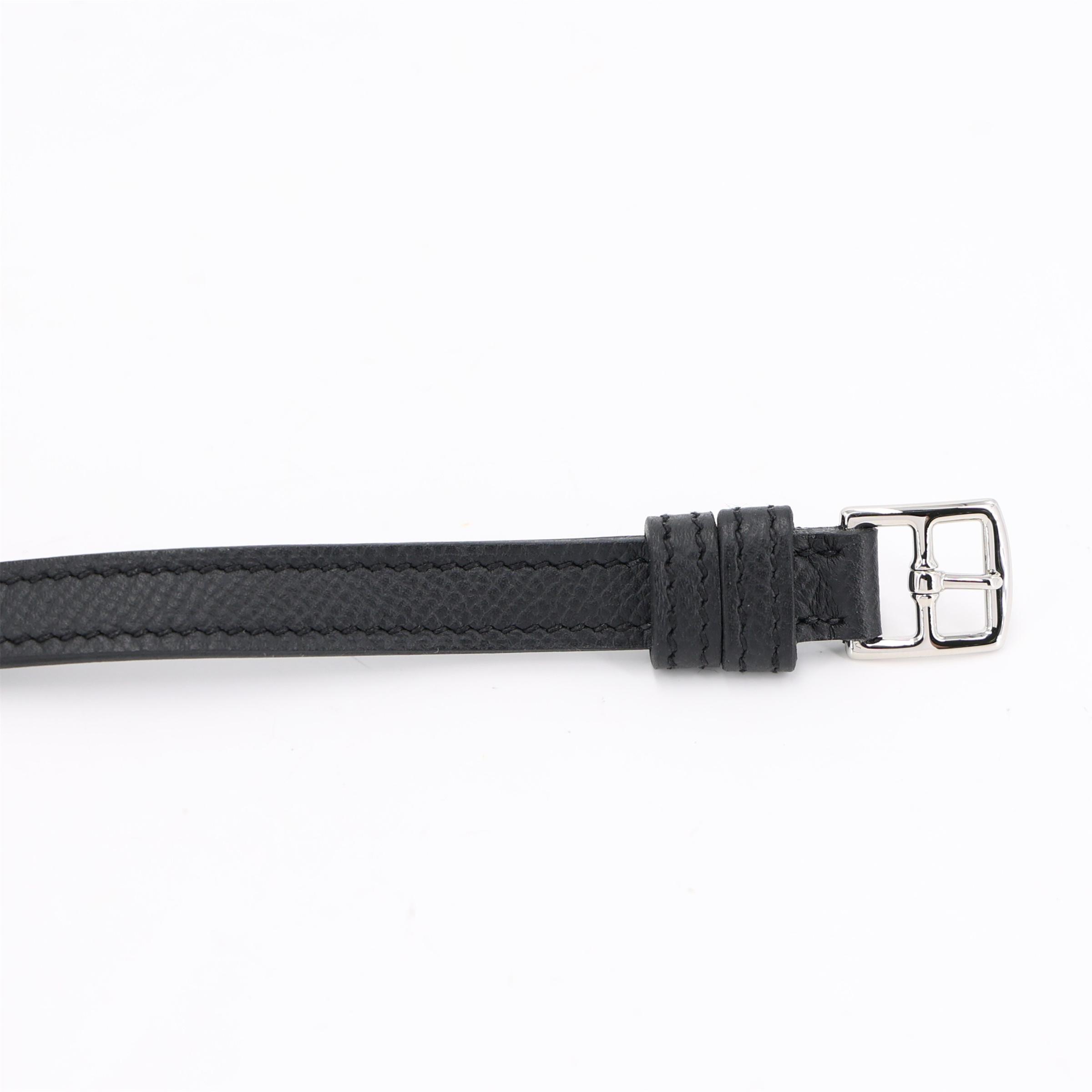 ランク N 新品 HERMÈS エルメス エルメスナップ ウォレット ブラック (89) エプソン シルバー金具 K刻印 (2025) - 18