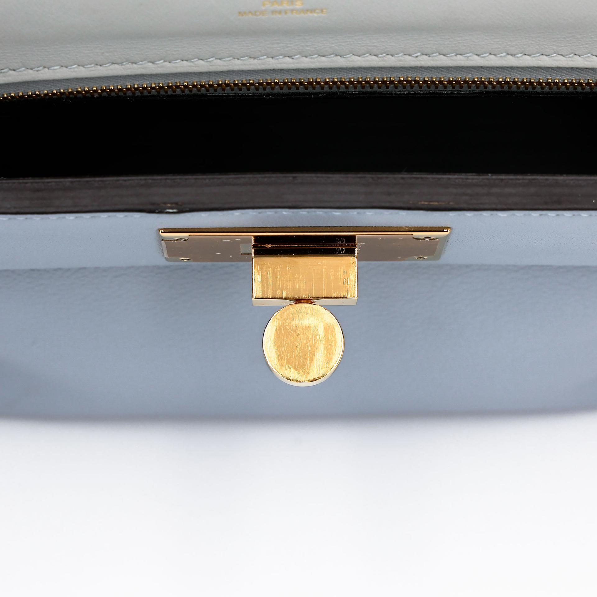 ランク A HERMÈS エルメス ヴァンキャトルミニ ブルーグラシエ (8U) エバーカラー ゴールド金具 Z刻印 (2021) - 18