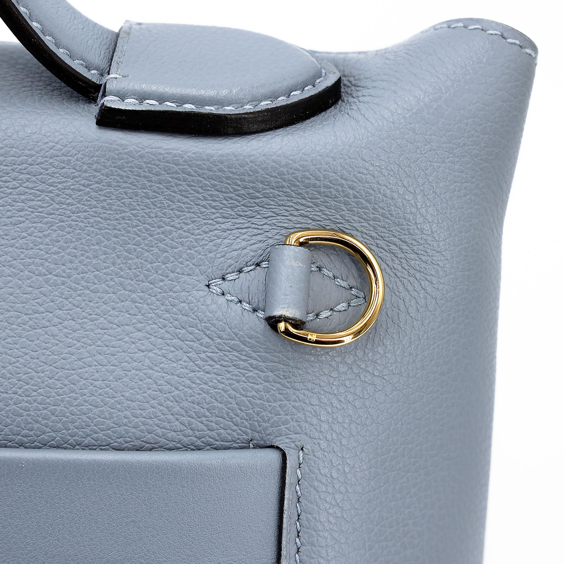 ランク A HERMÈS エルメス ヴァンキャトルミニ ブルーグラシエ (8U) エバーカラー ゴールド金具 Z刻印 (2021) - 14