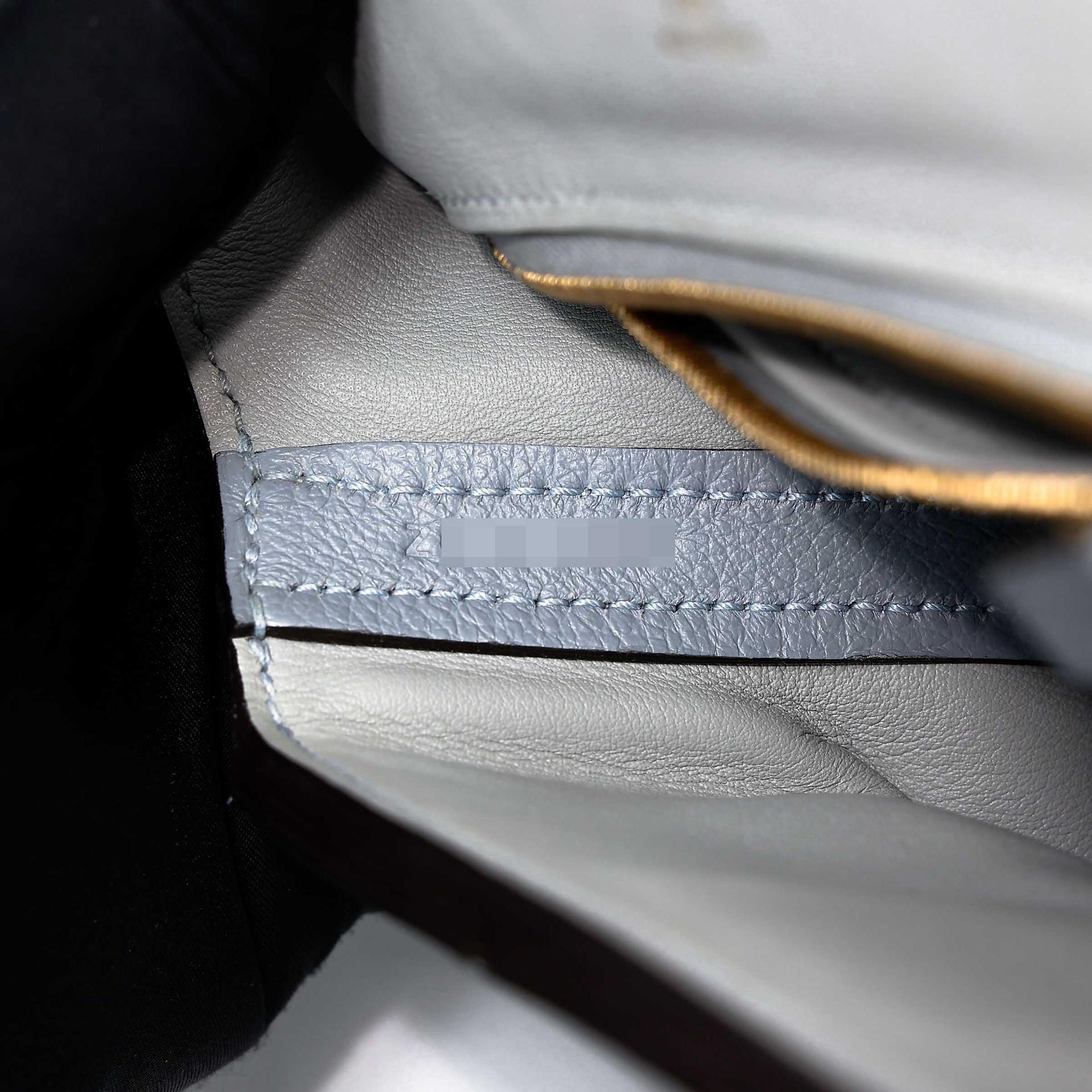 ランク A HERMÈS エルメス ヴァンキャトルミニ ブルーグラシエ (8U) エバーカラー ゴールド金具 Z刻印 (2021) - 24