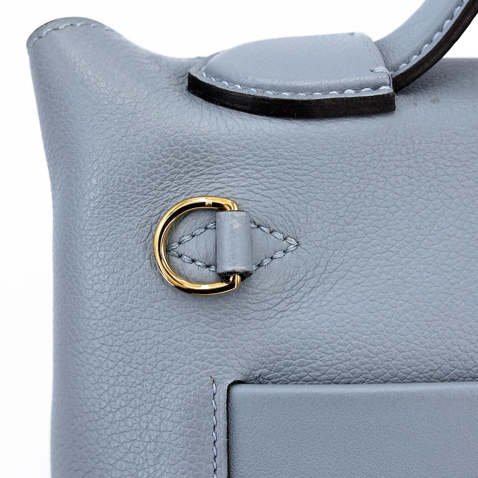 ランク A HERMÈS エルメス ヴァンキャトルミニ ブルーグラシエ (8U) エバーカラー ゴールド金具 Z刻印 (2021) - 15