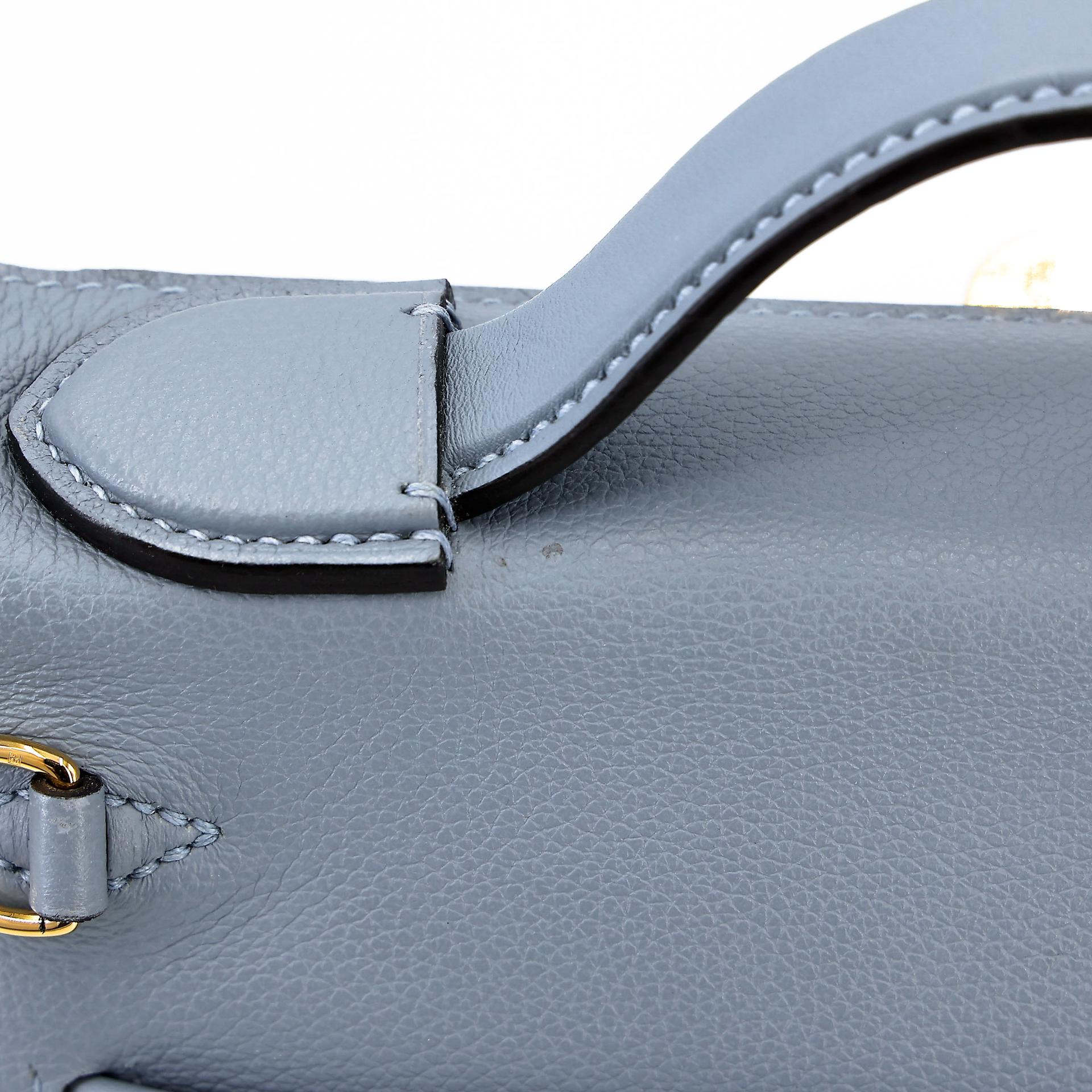 ランク A HERMÈS エルメス ヴァンキャトルミニ ブルーグラシエ (8U) エバーカラー ゴールド金具 Z刻印 (2021) - 16