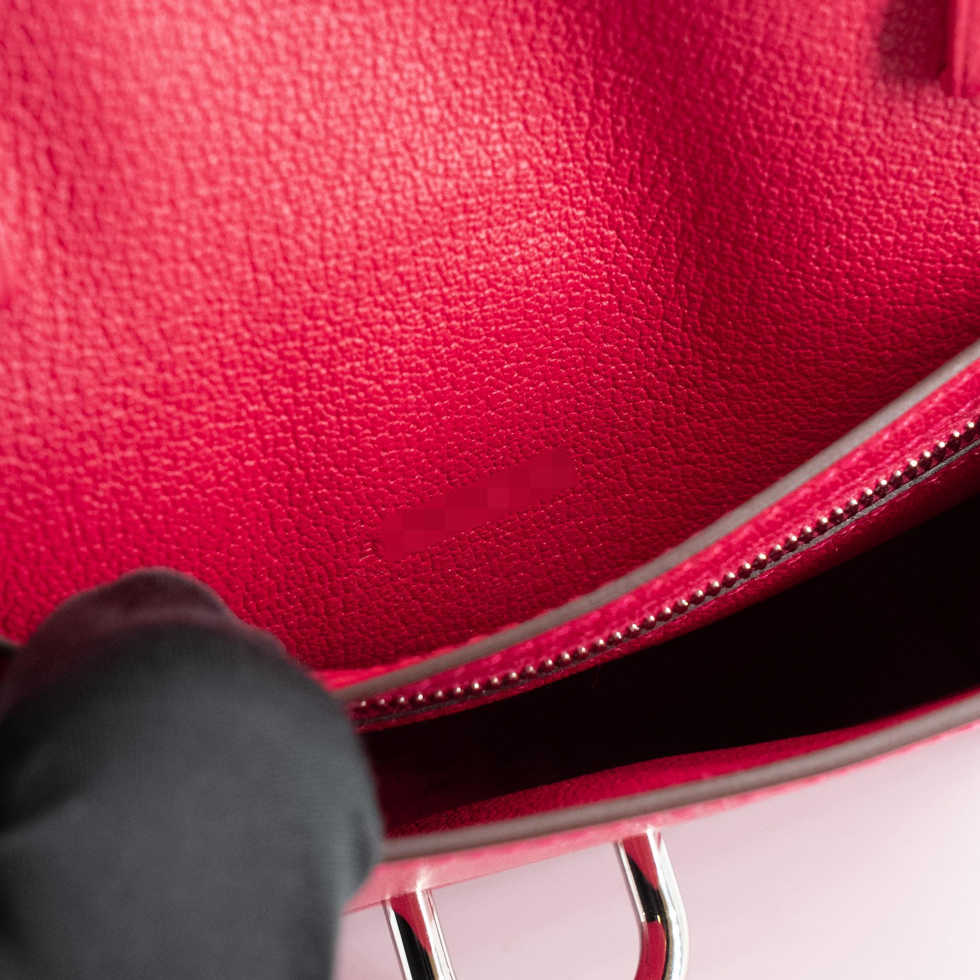 Unused ( Rank NS ) HERMÈS Chaine d'Ancre To Go wallet Rose Extreme (I6) Chamkila Palladium hardware B (2023) - 15