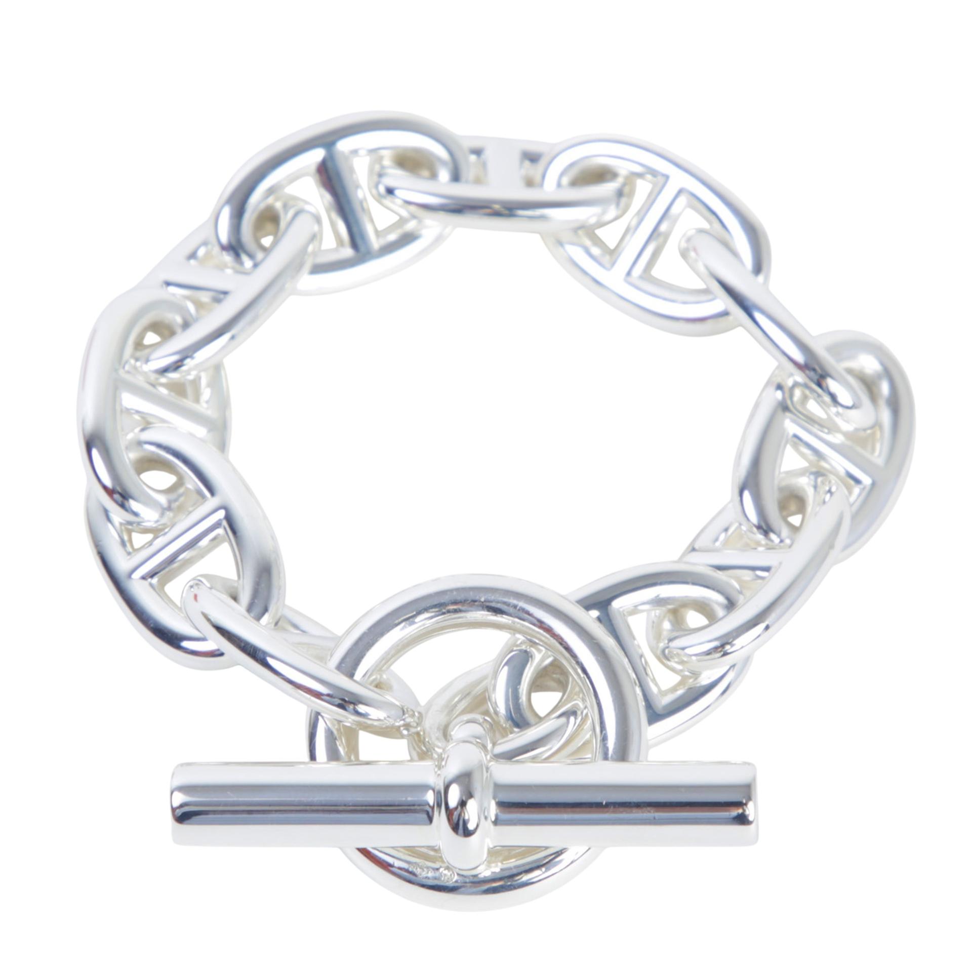 Chaine d'Ancre Bracelet TGM Silver - GINZA XIAOMA | Hermès