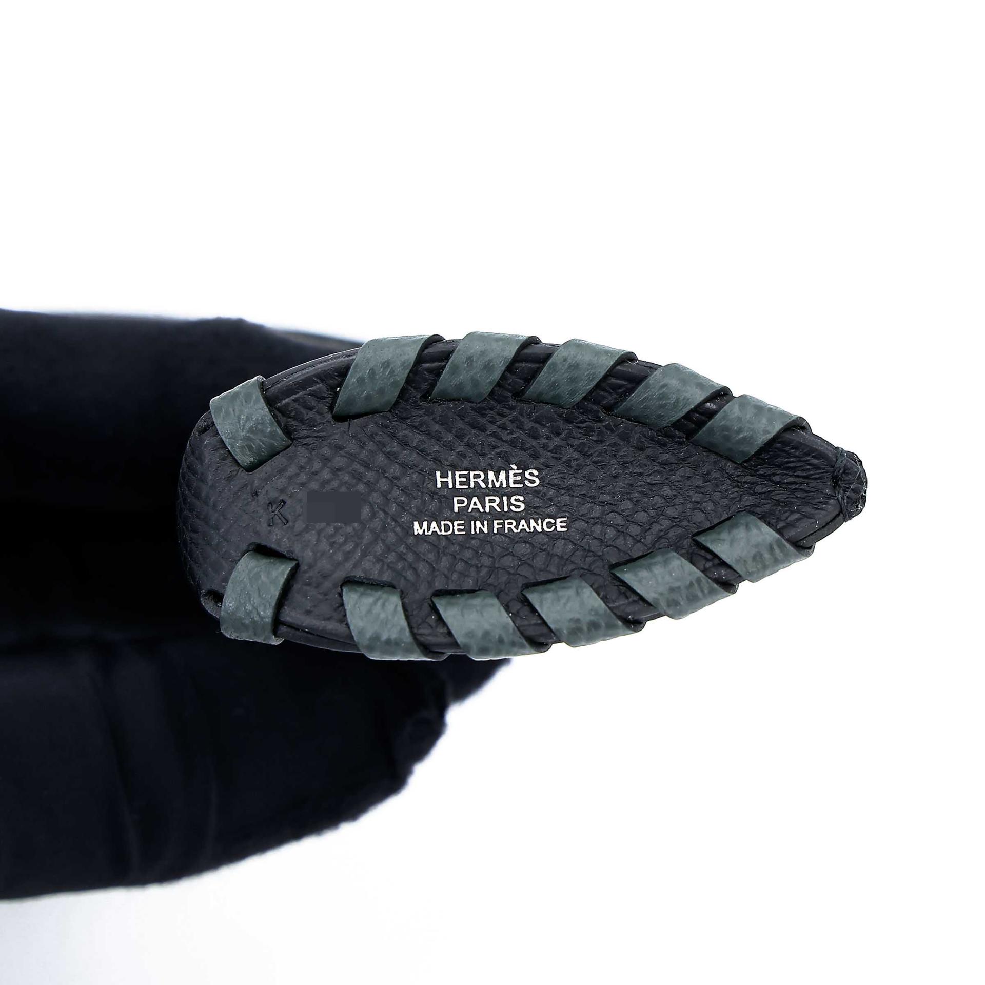 ランク N 新品 HERMÈS エルメス シュヴァル・トレッセ チャーム ブラック (89) ヴェールマングローブ (Q0) エプソン K刻印 (2025) - 7