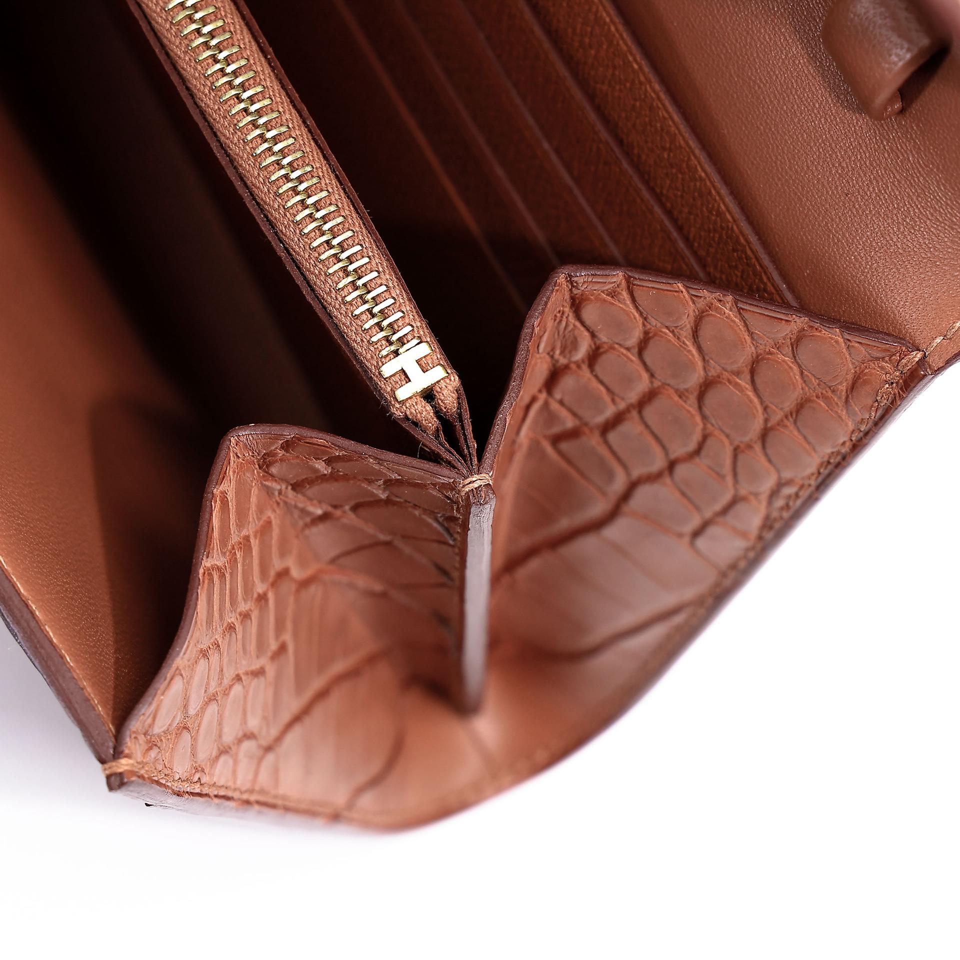 ランク N 新品 HERMÈS エルメス コンスタンストゥーゴー ゴールド (37) クロコダイル アリゲーター マット ゴールド金具 W刻印 (2024) - 13