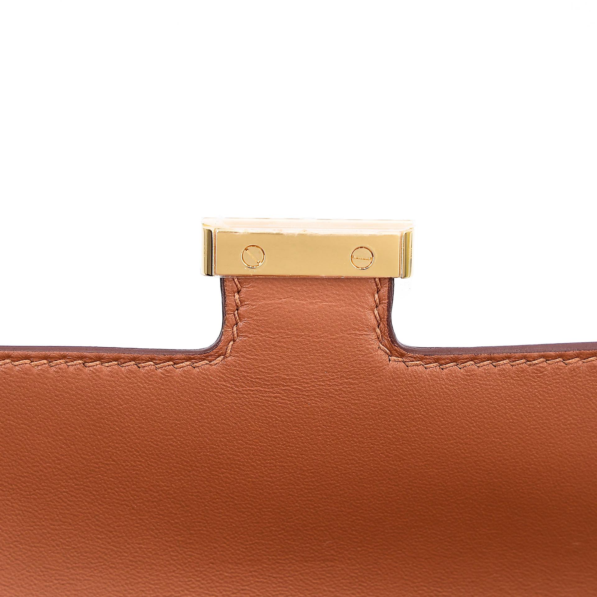 ランク N 新品 HERMÈS エルメス コンスタンストゥーゴー ゴールド (37) クロコダイル アリゲーター マット ゴールド金具 W刻印 (2024) - 9