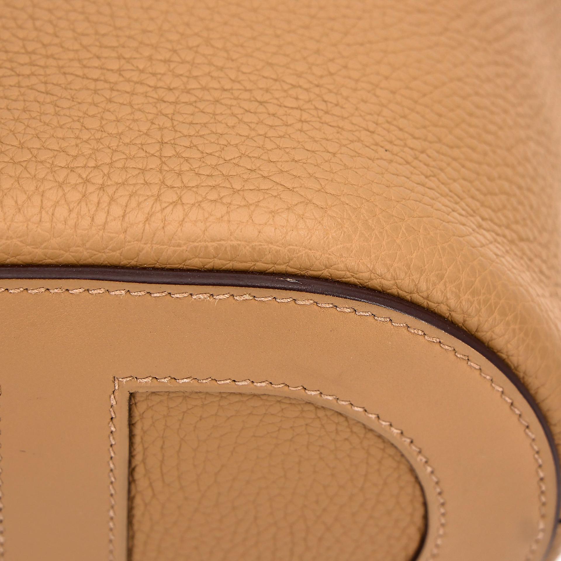 ランク SA HERMÈS エルメス インザループPM ビスキュイ (4B) トリヨン ゴールド金具 B刻印 (2023) - 15