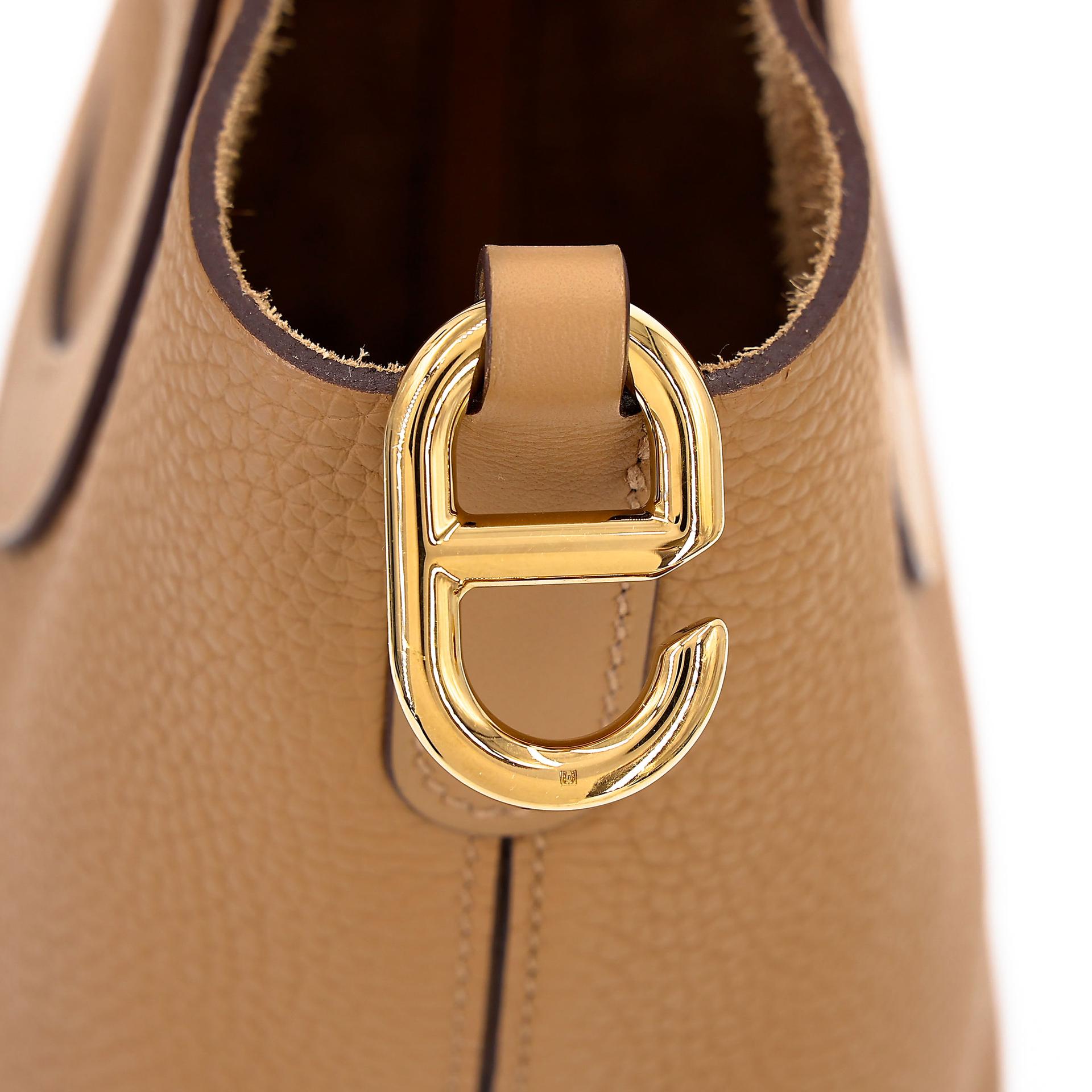 ランク SA HERMÈS エルメス インザループPM ビスキュイ (4B) トリヨン ゴールド金具 B刻印 (2023) - 16