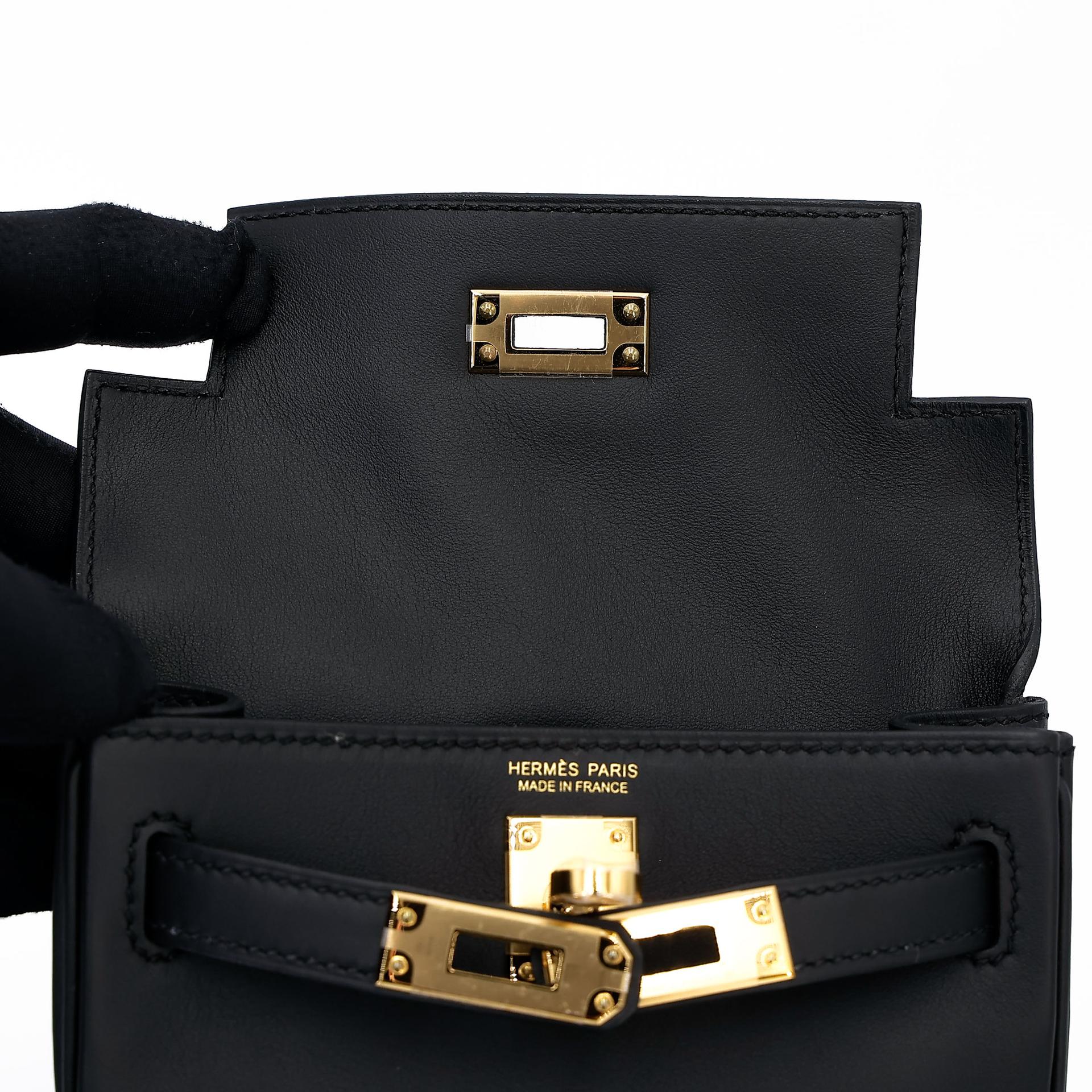 Brand New ( Rank N ) HERMÈS Kelly Jump Noir (89) Swift Gold hardware W (2024) - 21