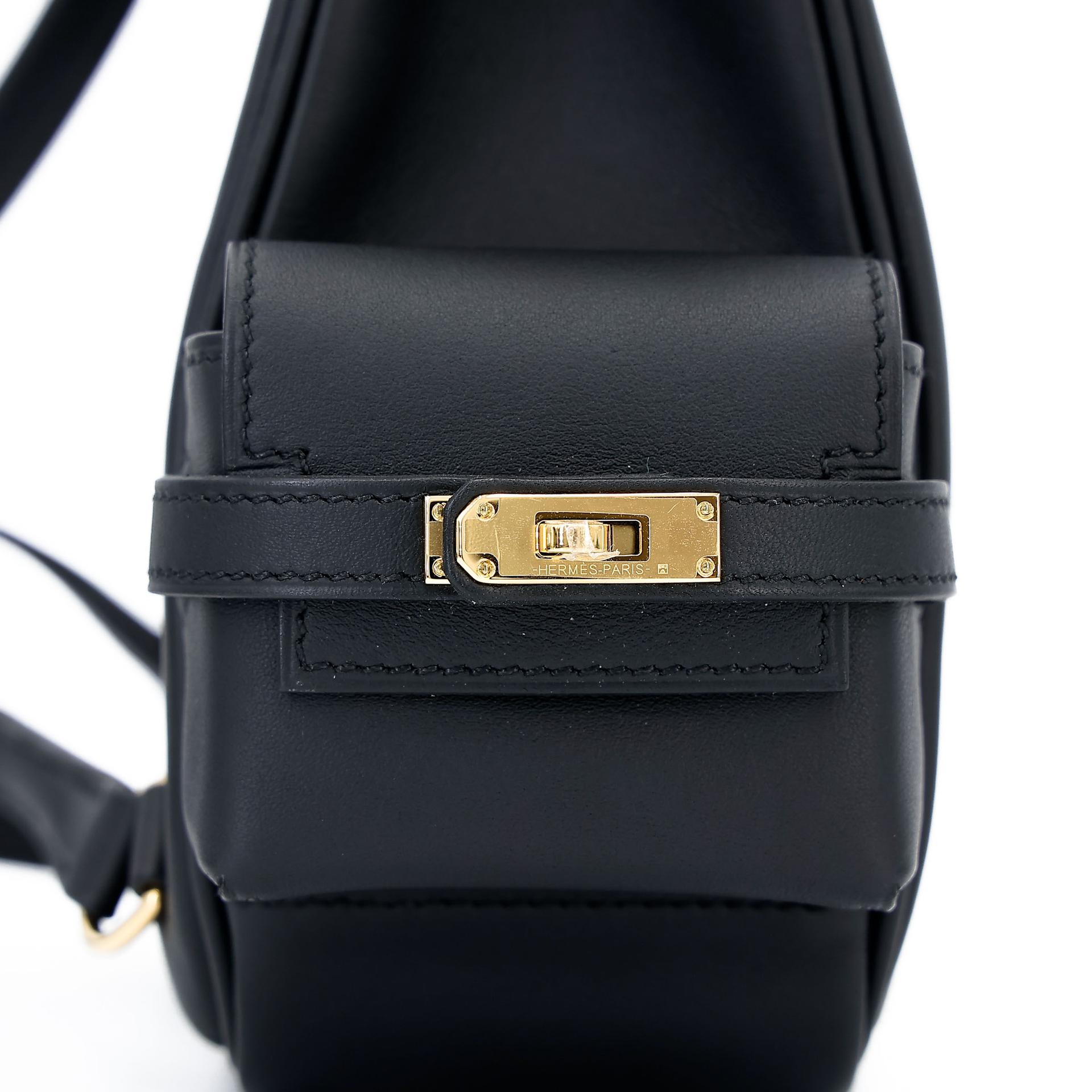 Brand New ( Rank N ) HERMÈS Kelly Jump Noir (89) Swift Gold hardware W (2024) - 9