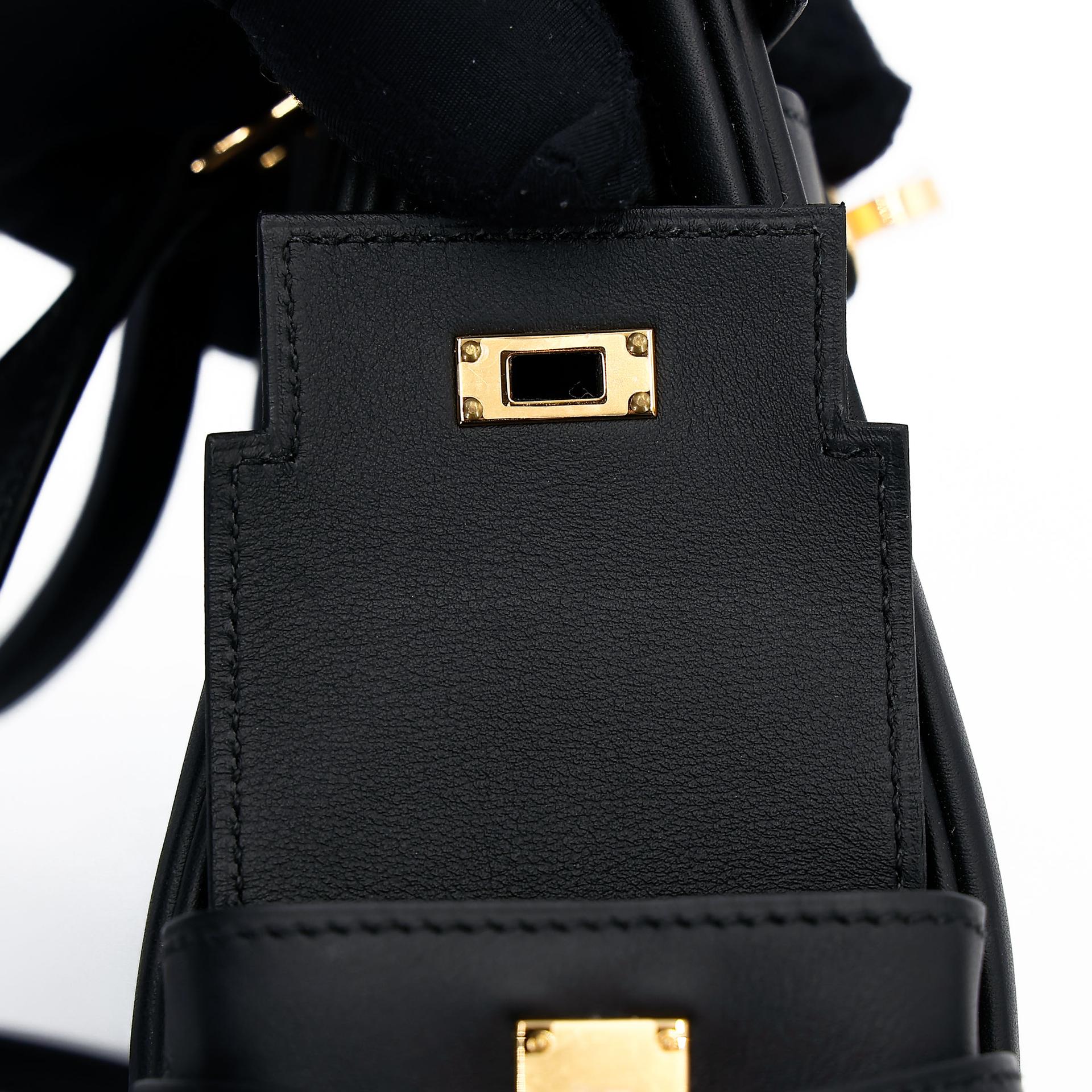 Brand New ( Rank N ) HERMÈS Kelly Jump Noir (89) Swift Gold hardware W (2024) - 13