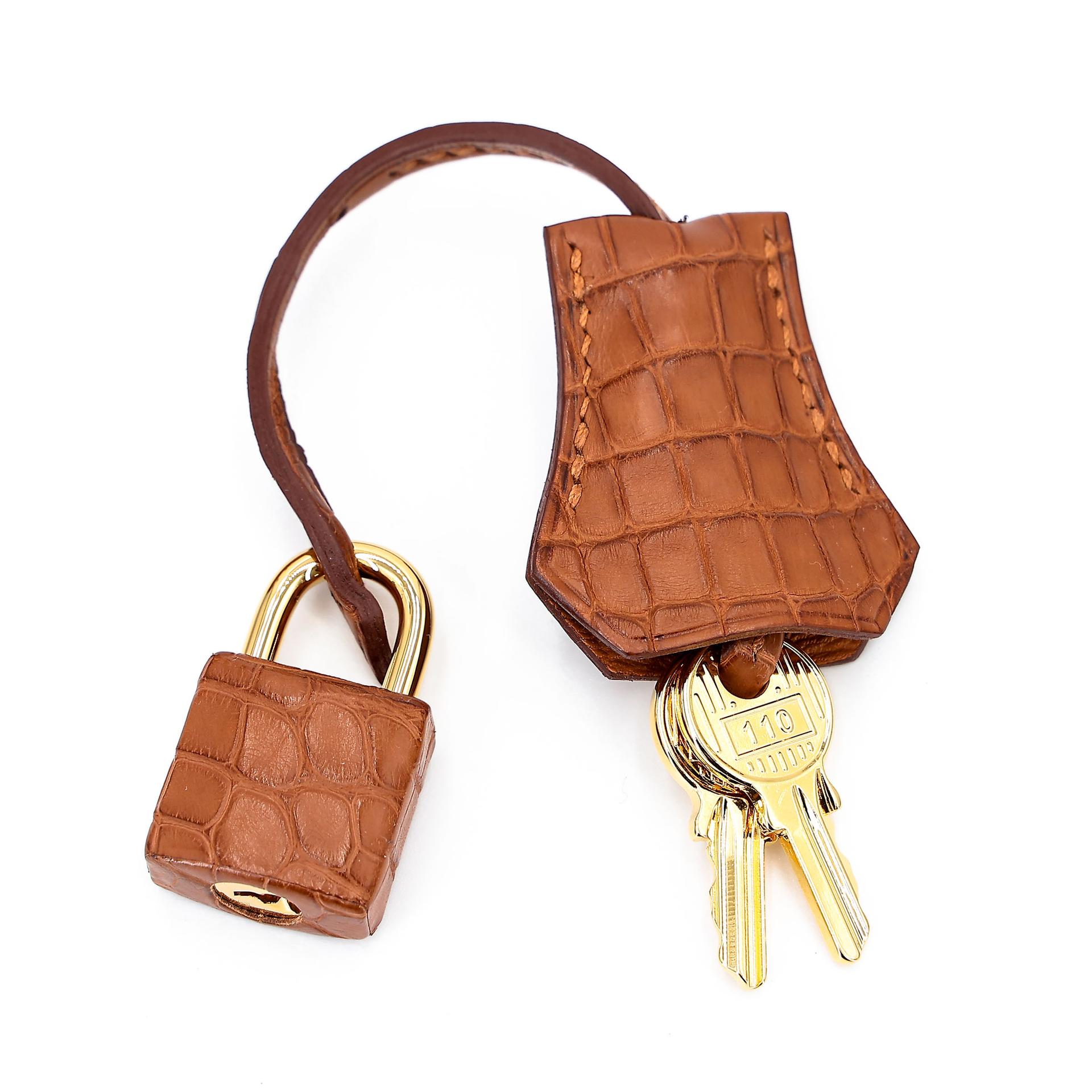 Brand New ( Rank N ) HERMÈS Birkin 20 Sellier Gold (37) Matte Alligator Gold hardware W (2024) - 17