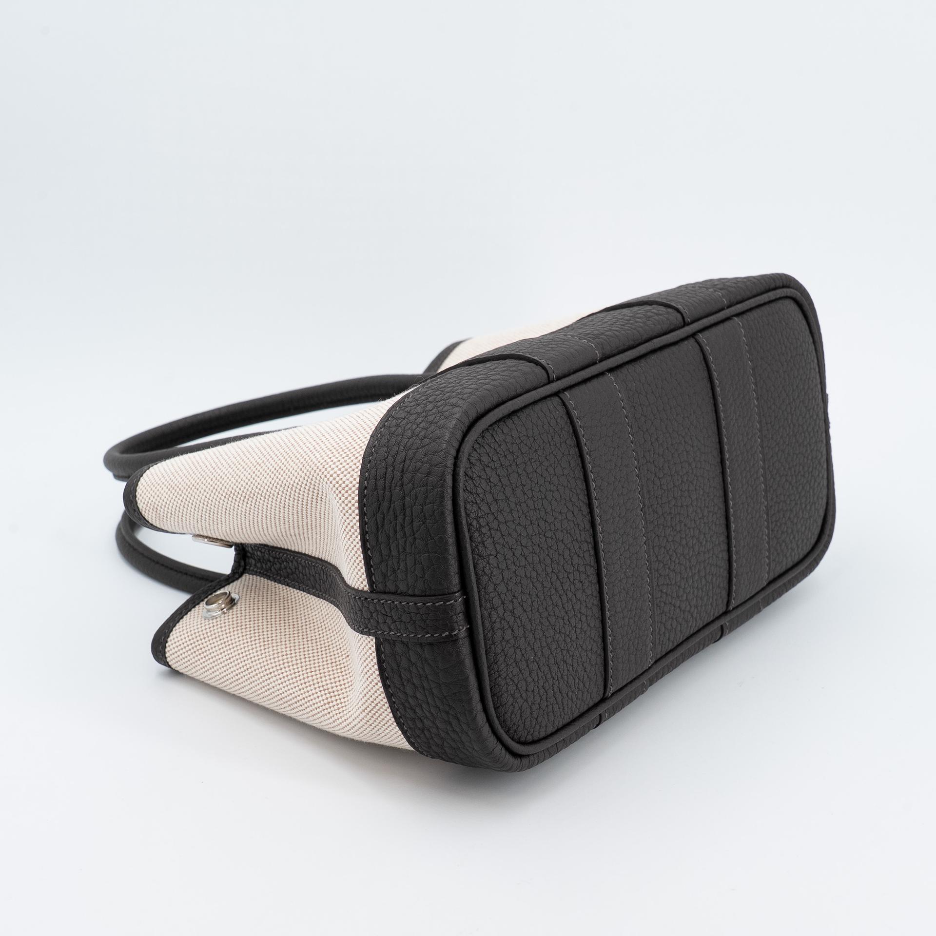 ランク N 新品 HERMÈS エルメス ネオガーデンパーティ バイブラウン（T3） ネゴンダ トワルアッシュ シルバー金具 K刻印 (2025) - 5
