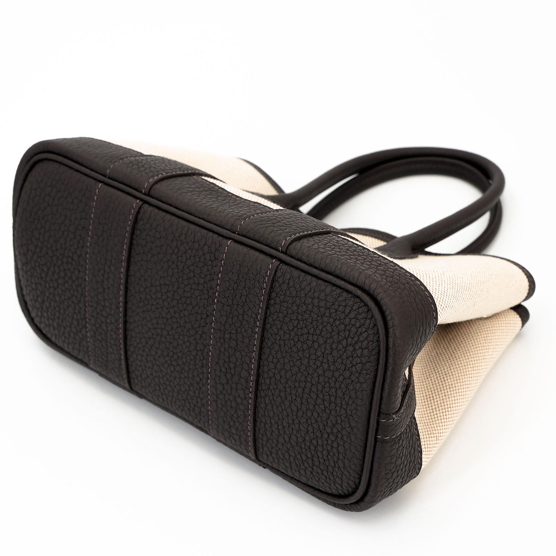 ランク N 新品 HERMÈS エルメス ネオガーデンパーティ バイブラウン（T3） トワルアッシュ ネゴンダ シルバー金具 K刻印 (2025) - 8