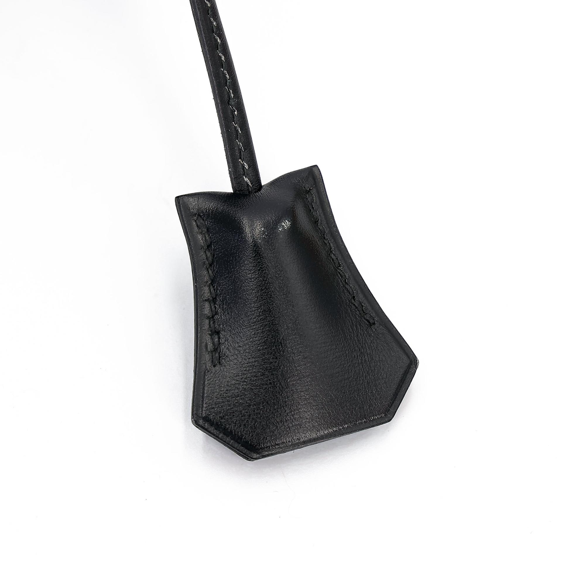 Very Good ( Rank A) HERMÈS Kelly 32 Sellier Noir (89) Toile H canvas Box-calf Gold hardware Circle Y (1995) - 48