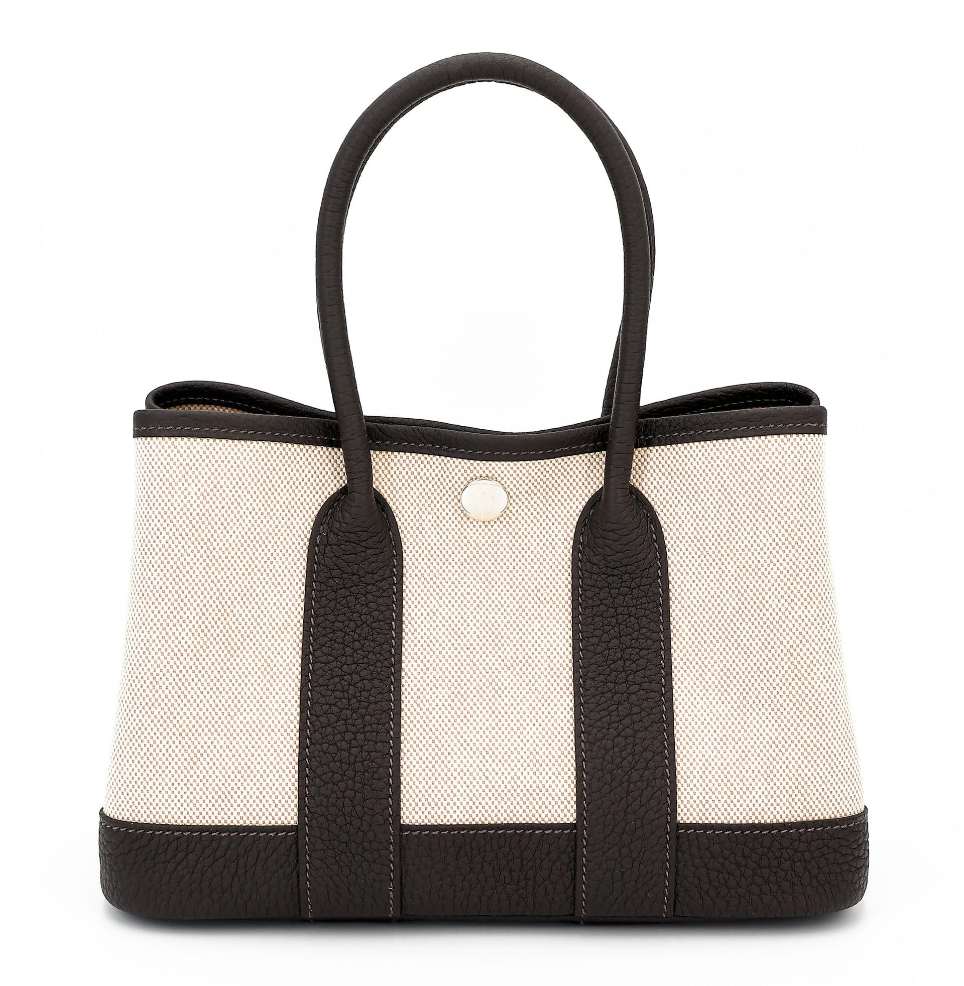 ランク N 新品 HERMÈS エルメス ネオガーデンパーティ バイブラウン（T3） トワルアッシュ ネゴンダ シルバー金具 K刻印 (2025) - 2
