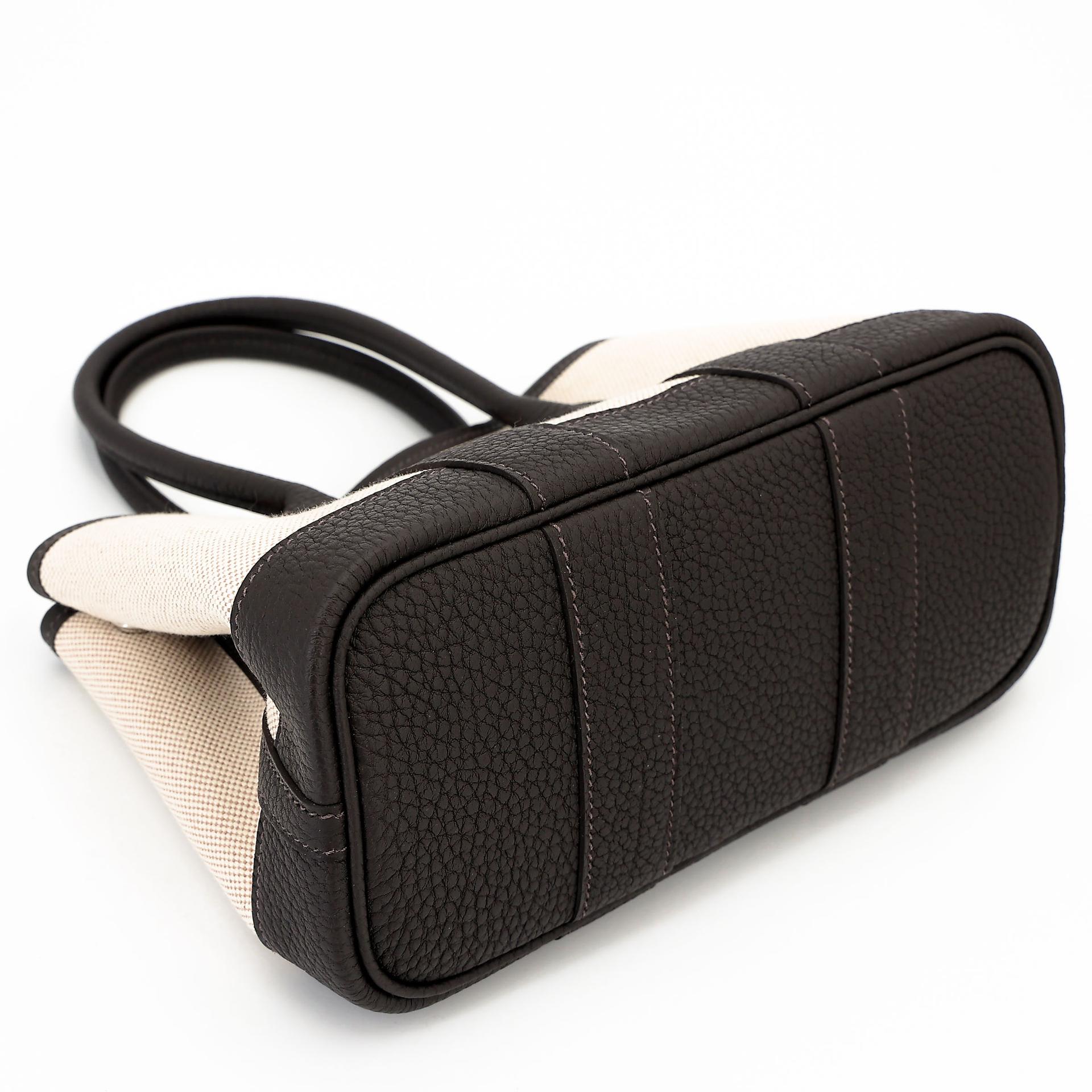 ランク N 新品 HERMÈS エルメス ネオガーデンパーティ バイブラウン（T3） トワルアッシュ ネゴンダ シルバー金具 K刻印 (2025) - 9