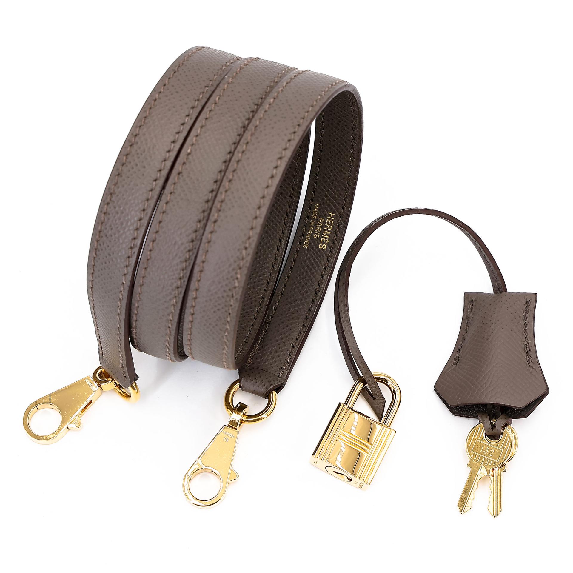 ランク A HERMÈS エルメス ケリー25 セリエ エタン (8F) エプソン ゴールド金具 A刻印 (2017) - 27
