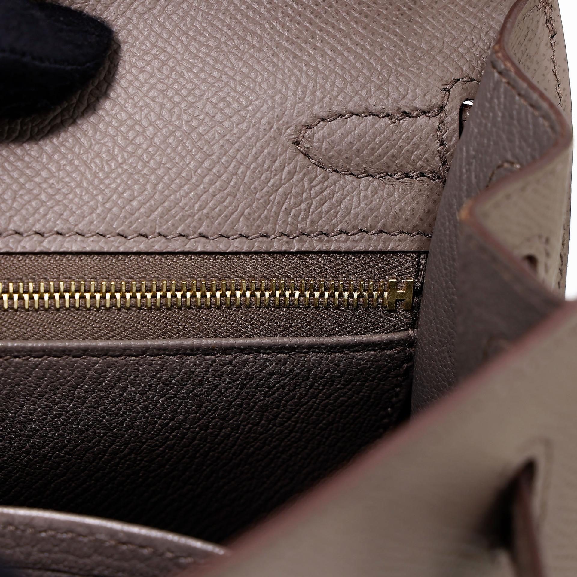 ランク A HERMÈS エルメス ケリー25 セリエ エタン (8F) エプソン ゴールド金具 A刻印 (2017) - 22
