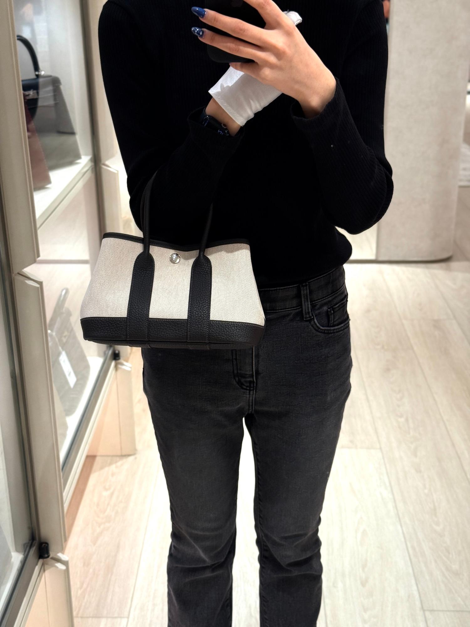 ランク N 新品 HERMÈS エルメス ネオガーデンパーティ バイブラウン（T3） トワルアッシュ ネゴンダ シルバー金具 K刻印 (2025) - 3