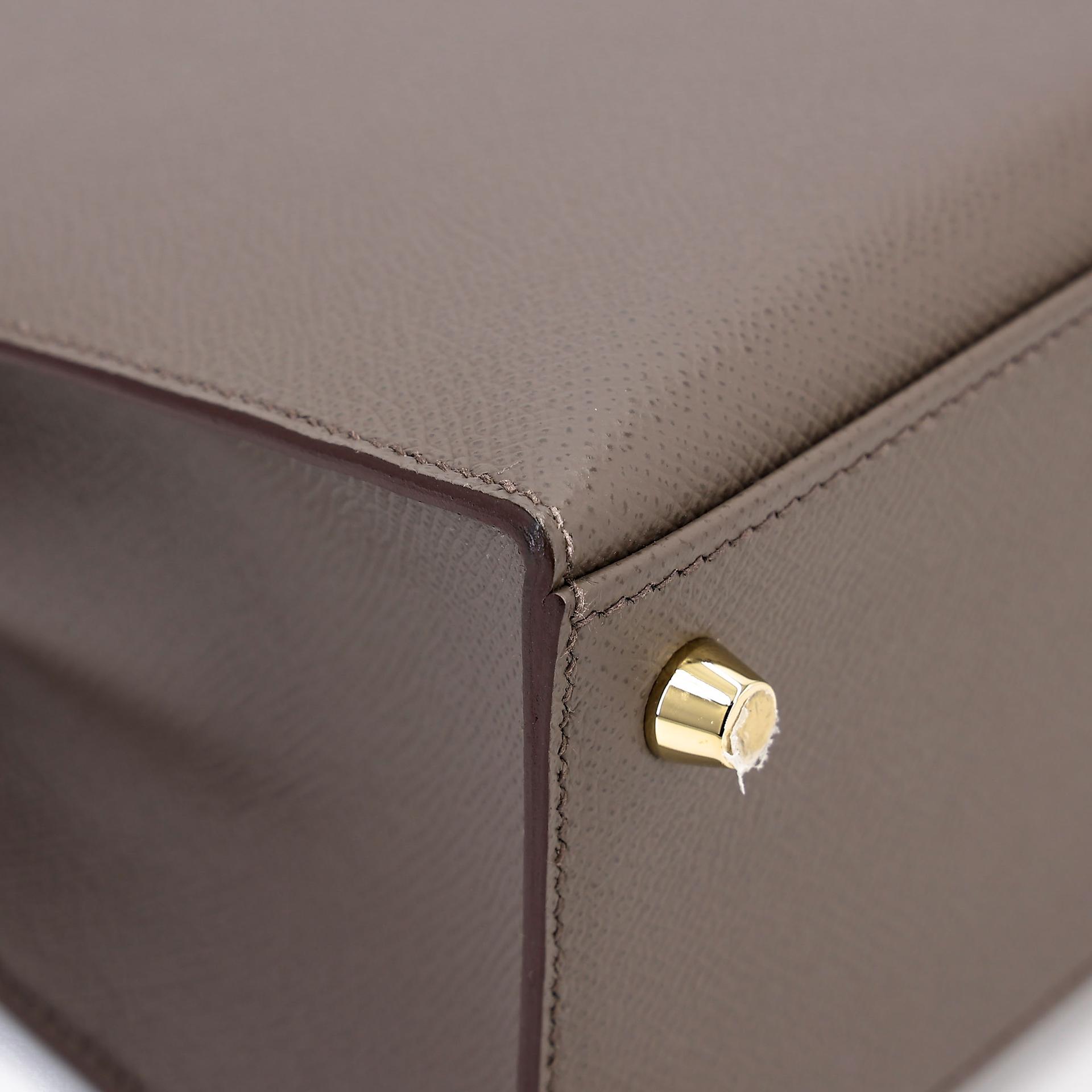 ランク A HERMÈS エルメス ケリー25 セリエ エタン (8F) エプソン ゴールド金具 A刻印 (2017) - 14