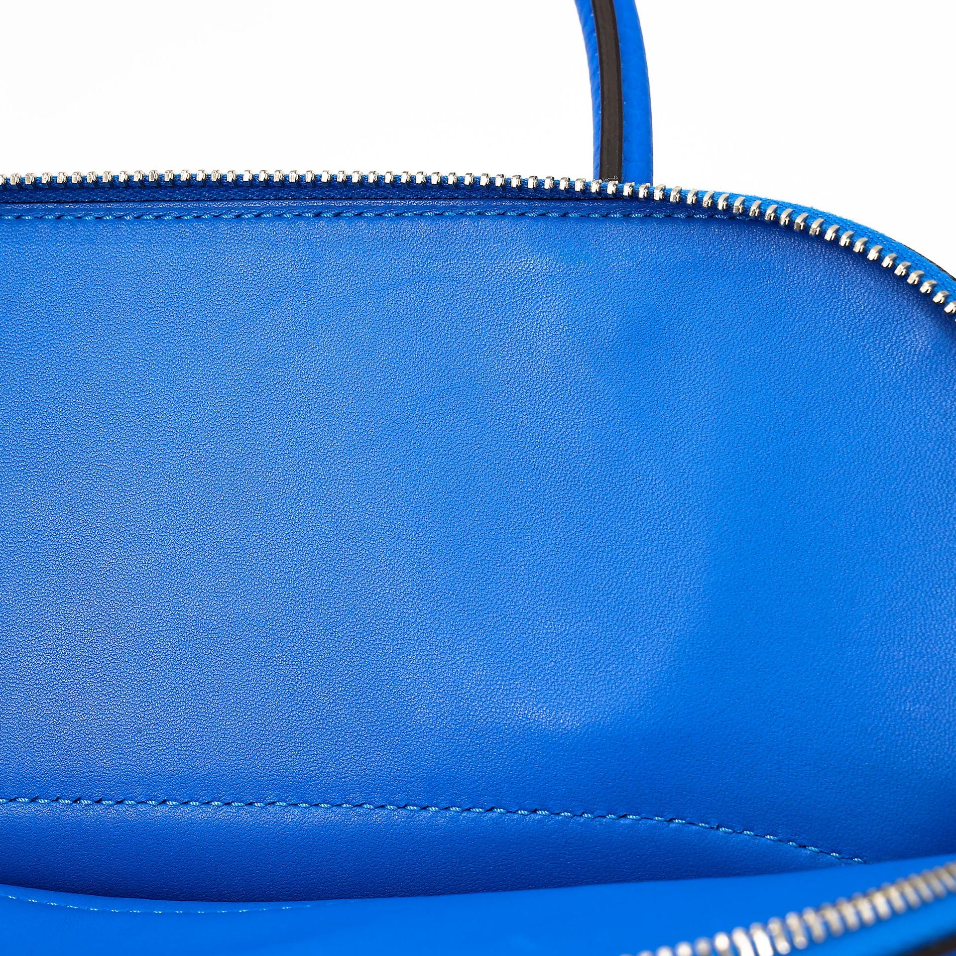 Excellent ( Rank SA ) HERMÈS Bolide 31 Bleu Zanzibar (B3) Clemence Palladium hardware X (2016) - 23