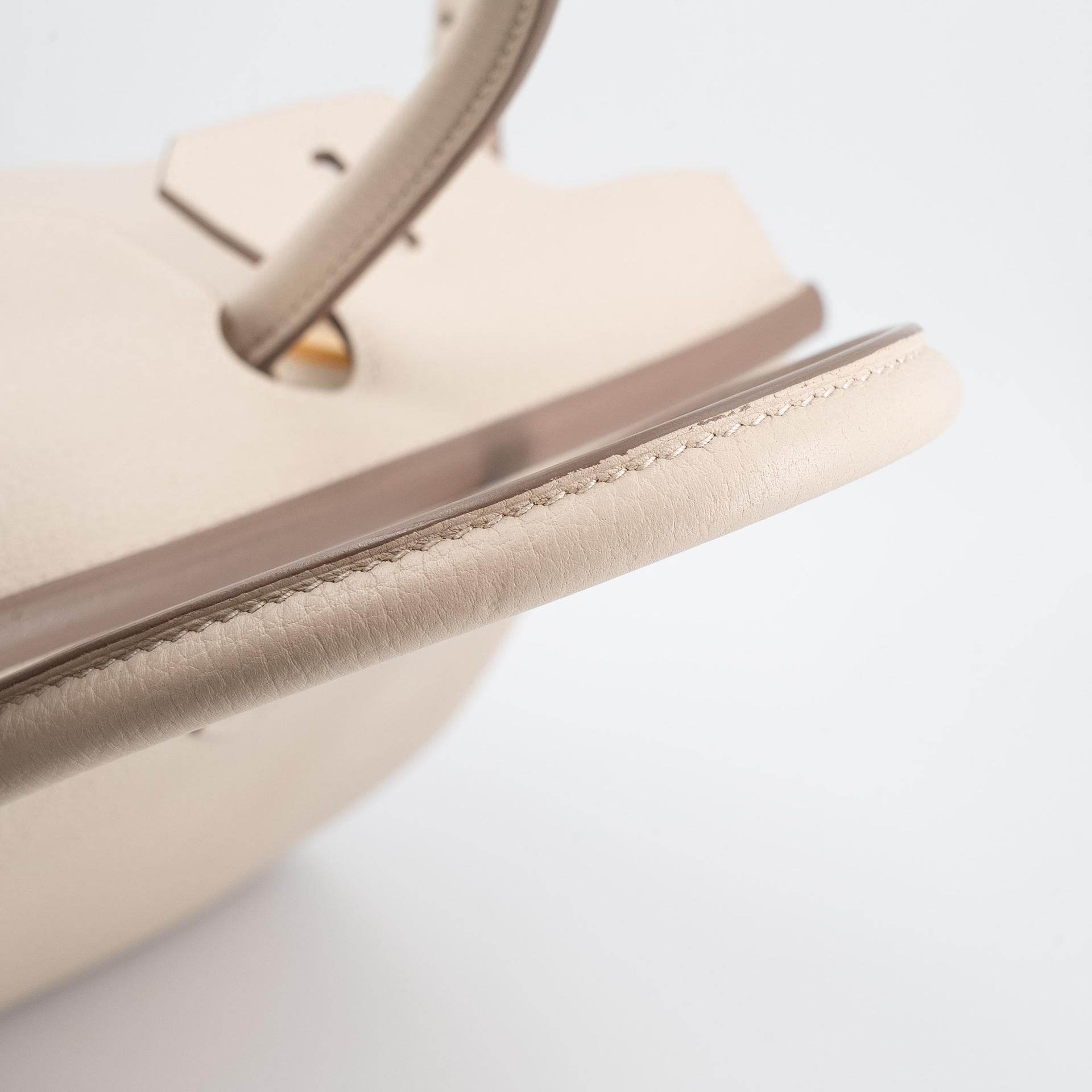 Very Good ( Rank A) HERMÈS Birkin 30 Craie (10) Togo Gold hardware Y (2020) - 20