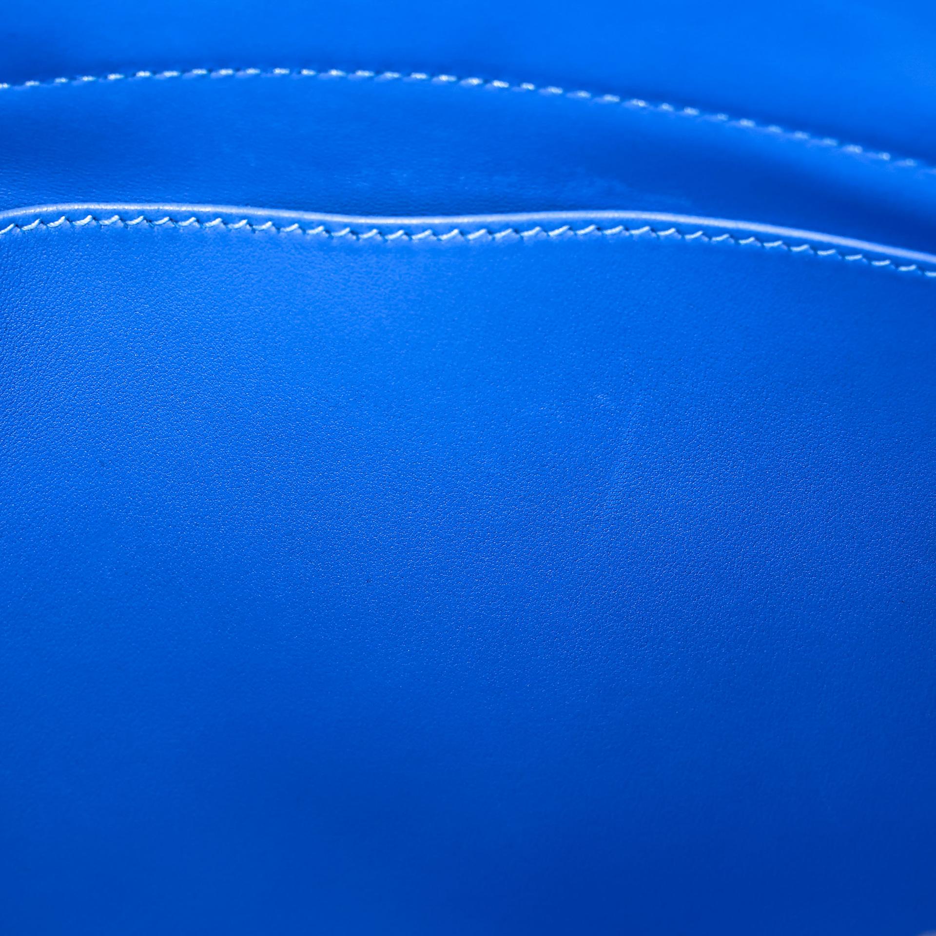 Excellent ( Rank SA ) HERMÈS Bolide 31 Bleu Zanzibar (B3) Clemence Palladium hardware X (2016) - 25