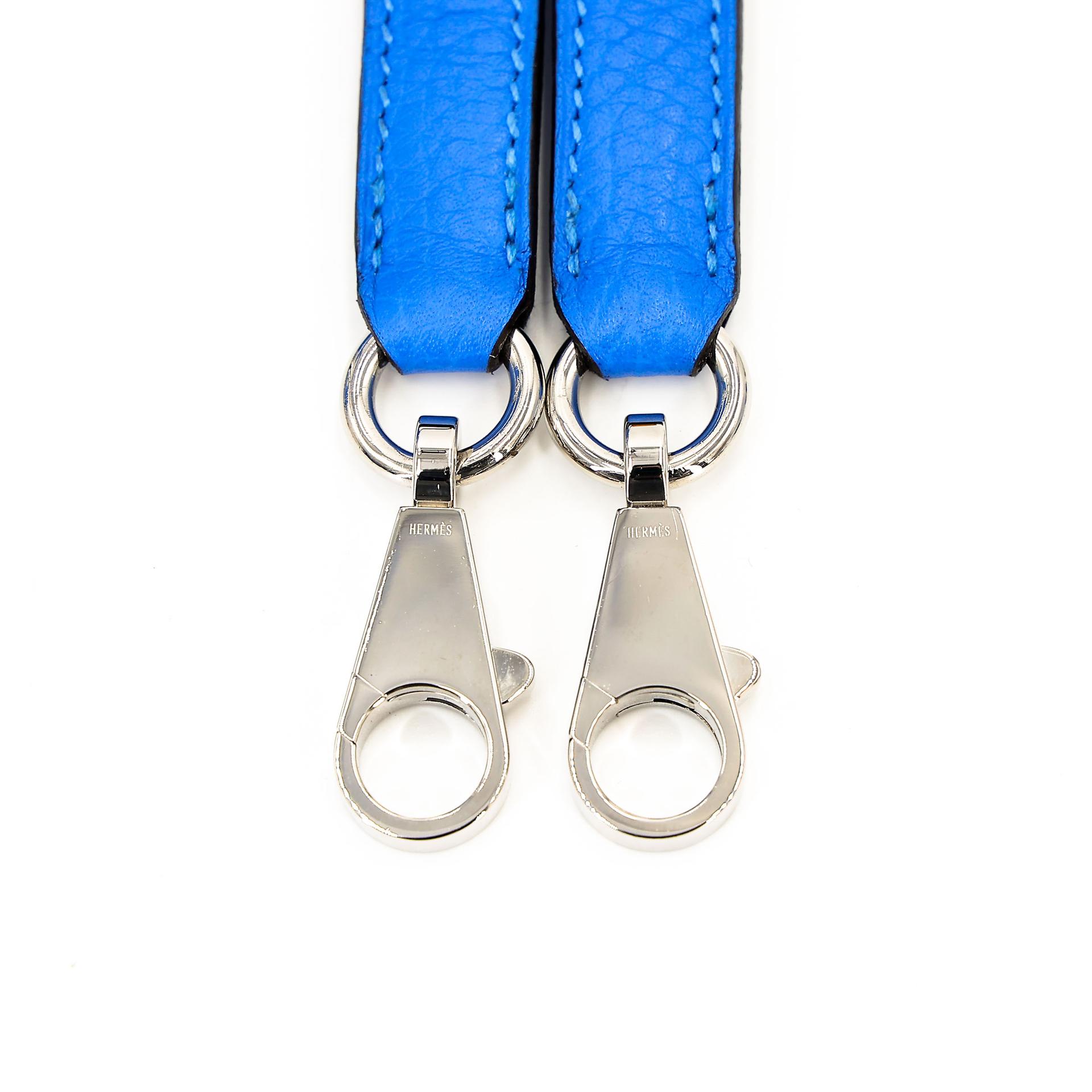 Excellent ( Rank SA ) HERMÈS Bolide 31 Bleu Zanzibar (B3) Clemence Palladium hardware X (2016) - 29