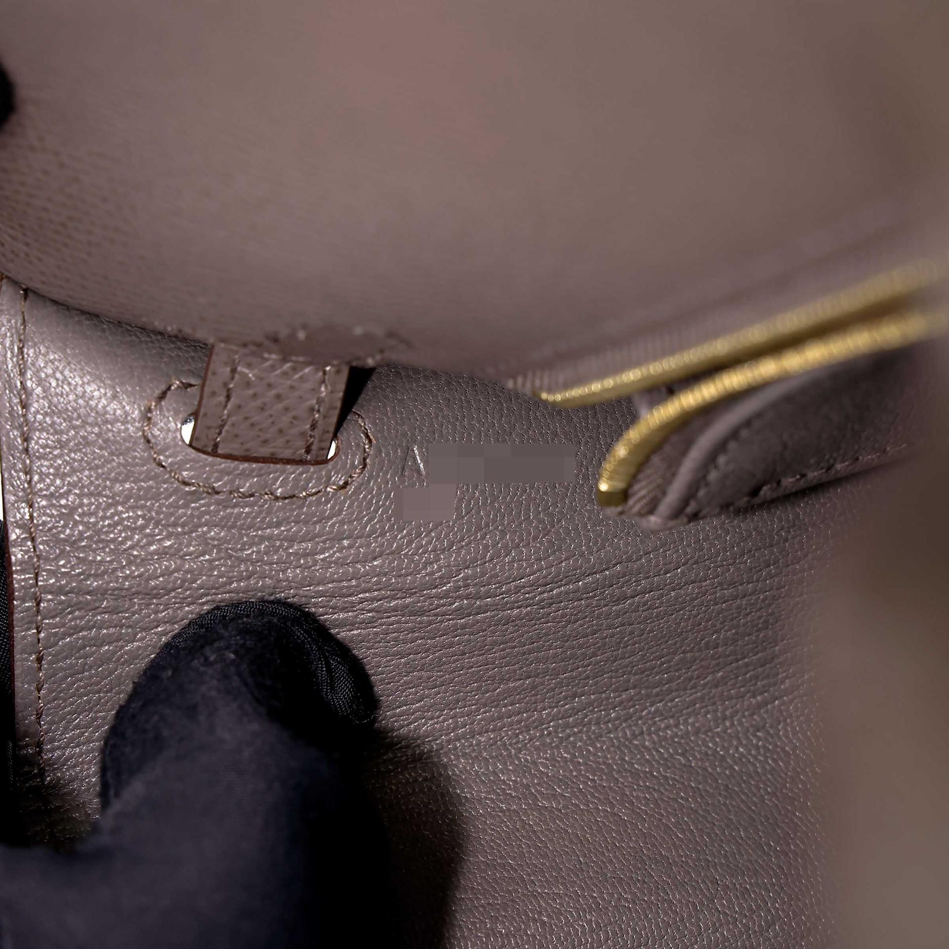 ランク A HERMÈS エルメス ケリー25 セリエ エタン (8F) エプソン ゴールド金具 A刻印 (2017) - 23