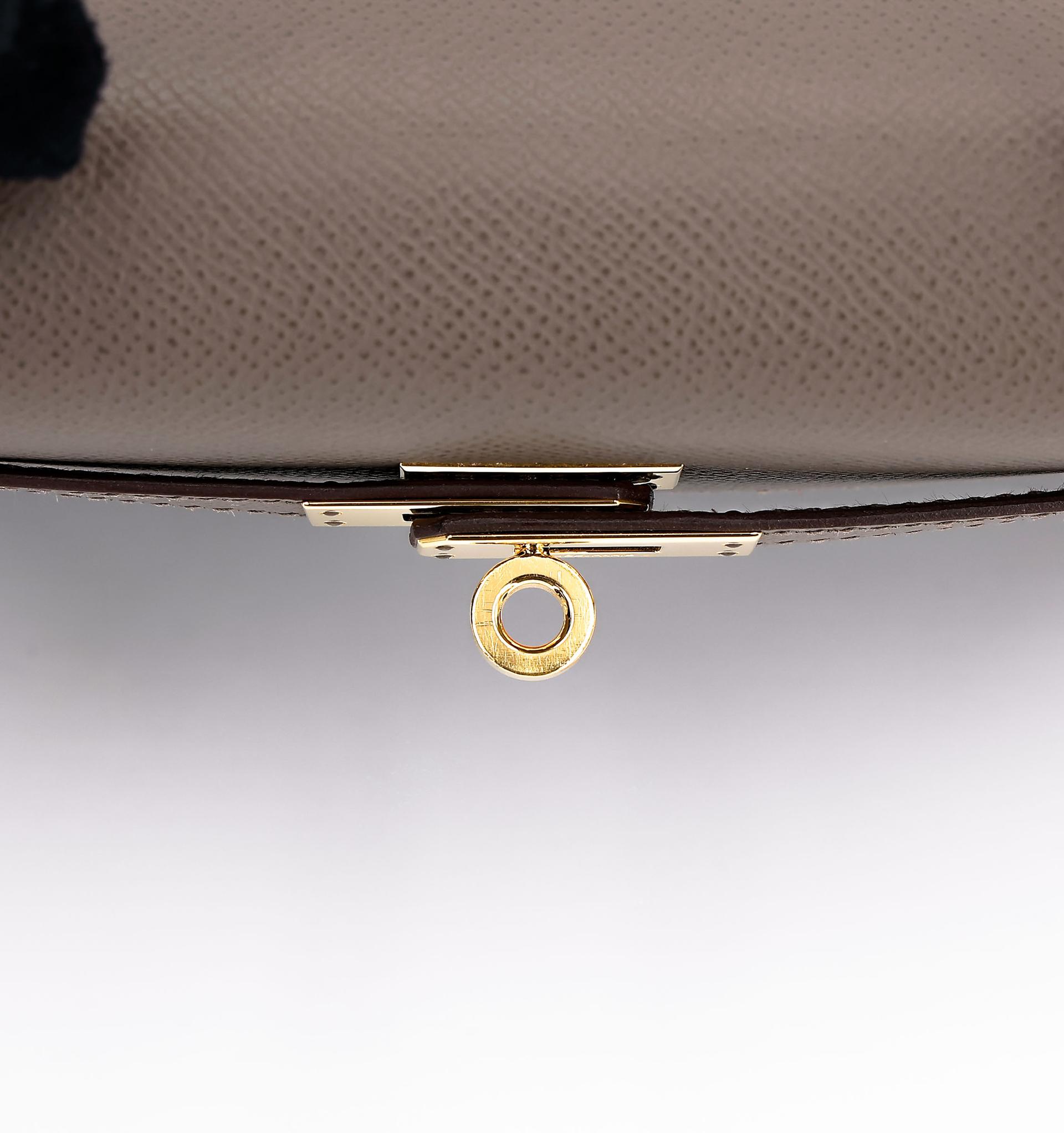 ランク A HERMÈS エルメス ケリー25 セリエ エタン (8F) エプソン ゴールド金具 A刻印 (2017) - 16