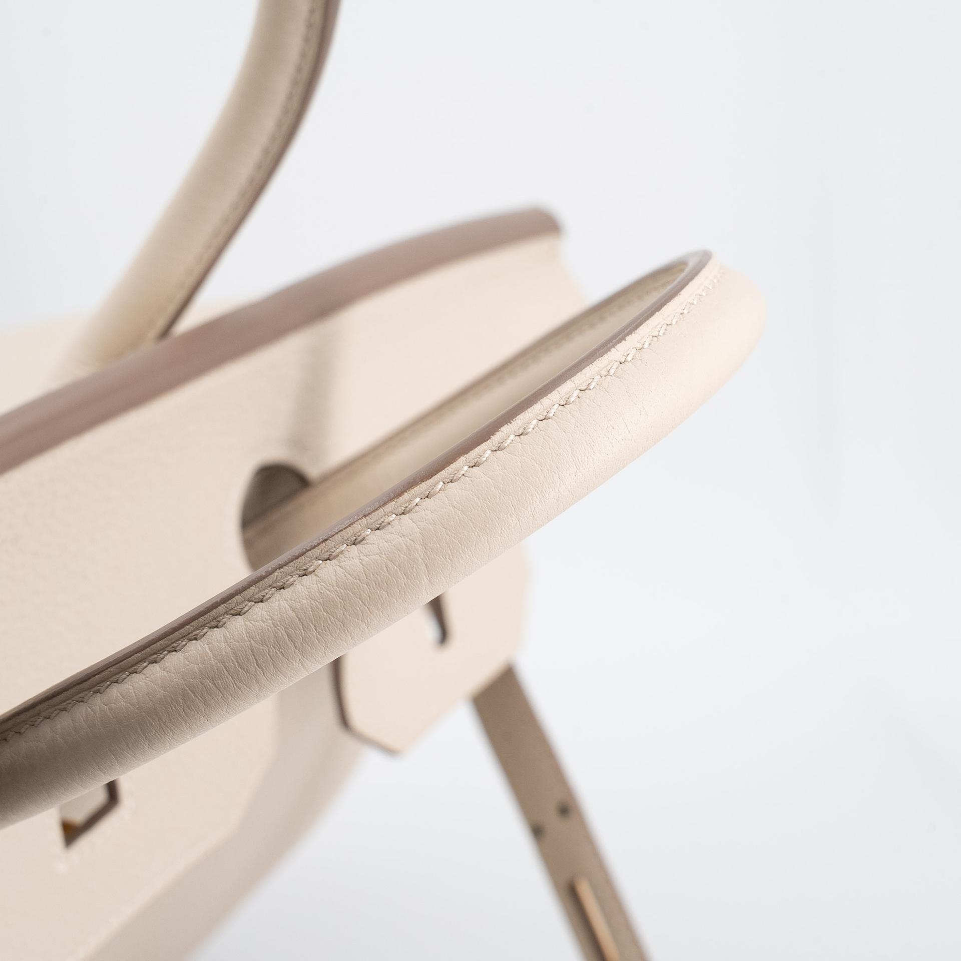 Very Good ( Rank A) HERMÈS Birkin 30 Craie (10) Togo Gold hardware Y (2020) - 19