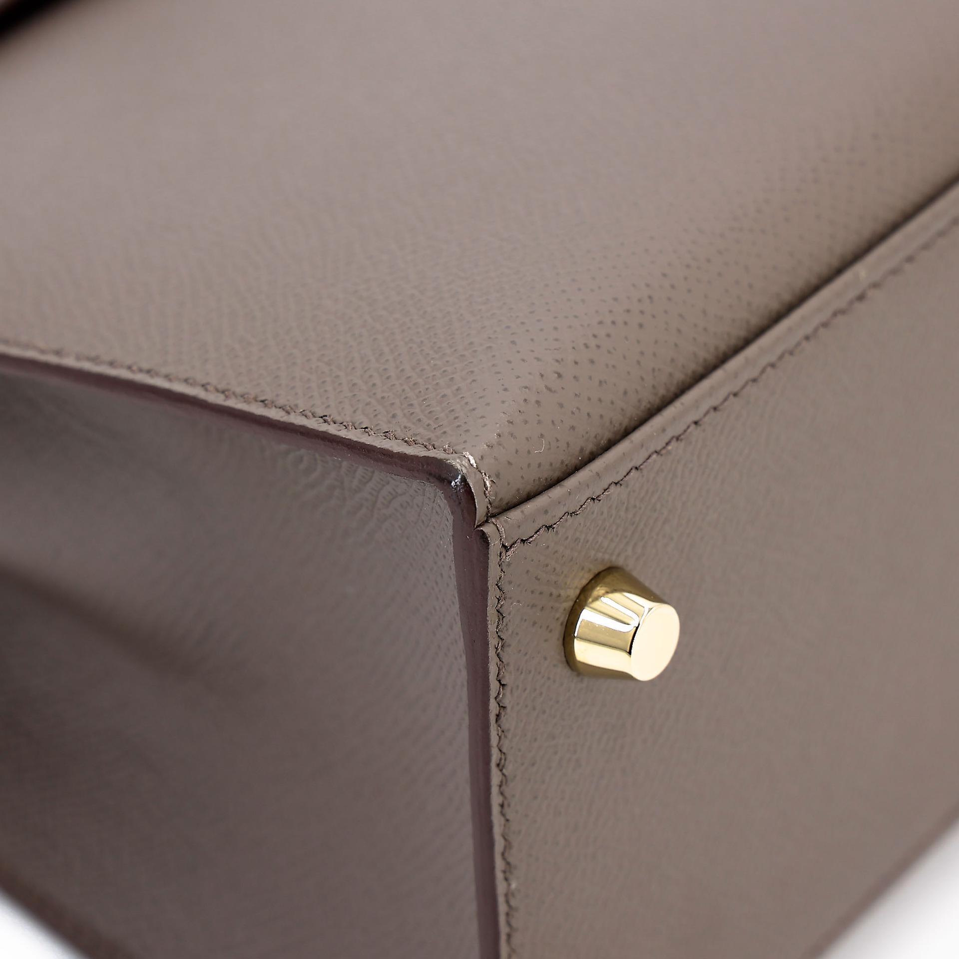 ランク A HERMÈS エルメス ケリー25 セリエ エタン (8F) エプソン ゴールド金具 A刻印 (2017) - 12