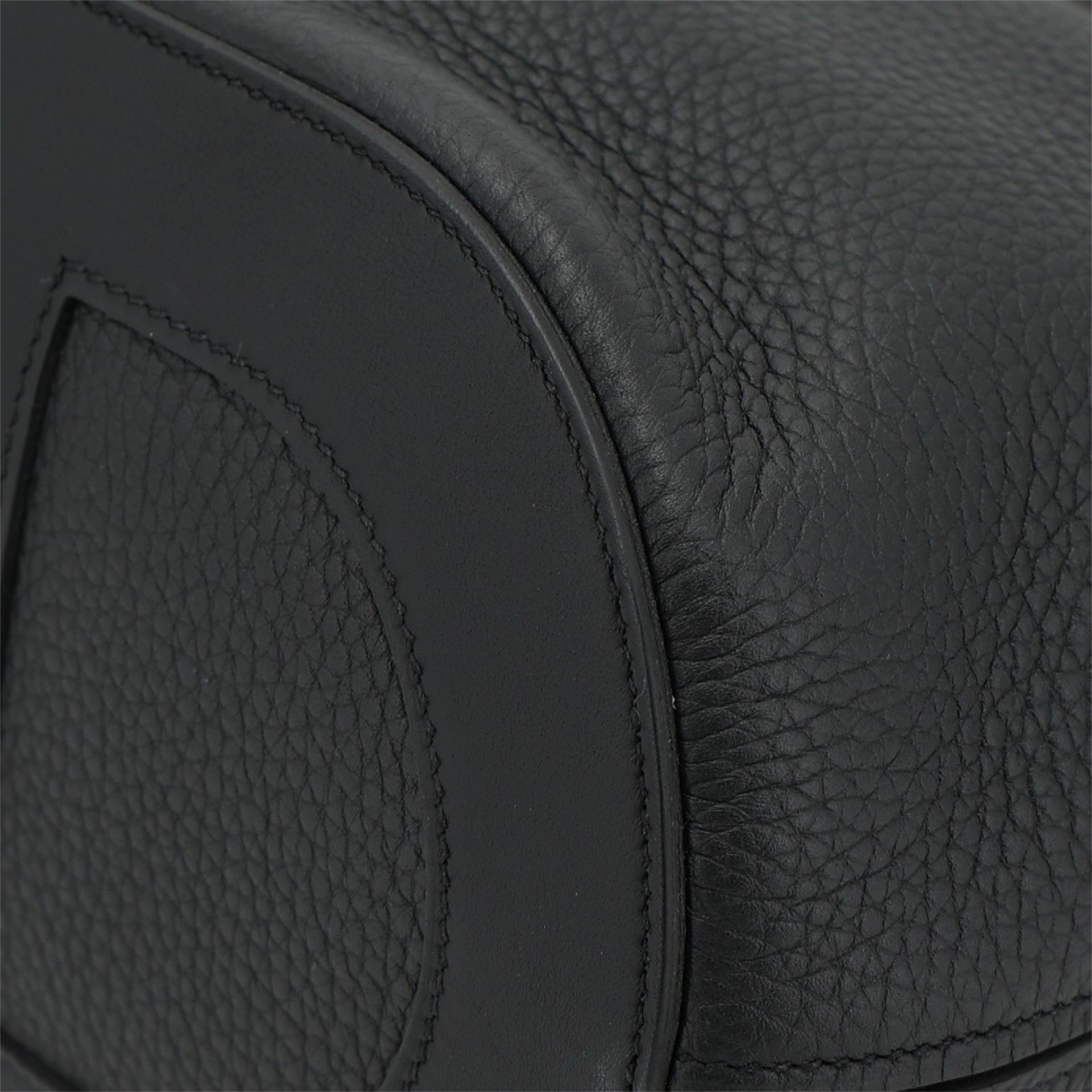 Brand New ( Rank N ) HERMÈS In-The-Loop 23 Noir (89) Clemence Palladium hardware K (2025) - 9