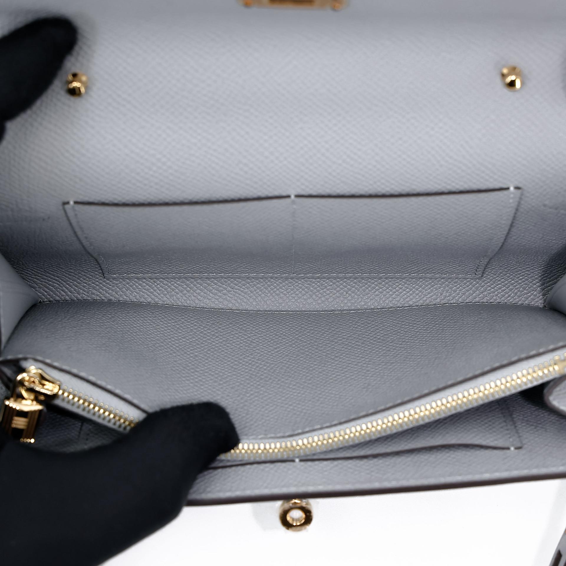 全新 HERMÈS 愛馬仕 Kelly To Go 錢包 P0 木偶灰 Gris Pantin Epsom皮 金扣 K刻 2025年 - 18