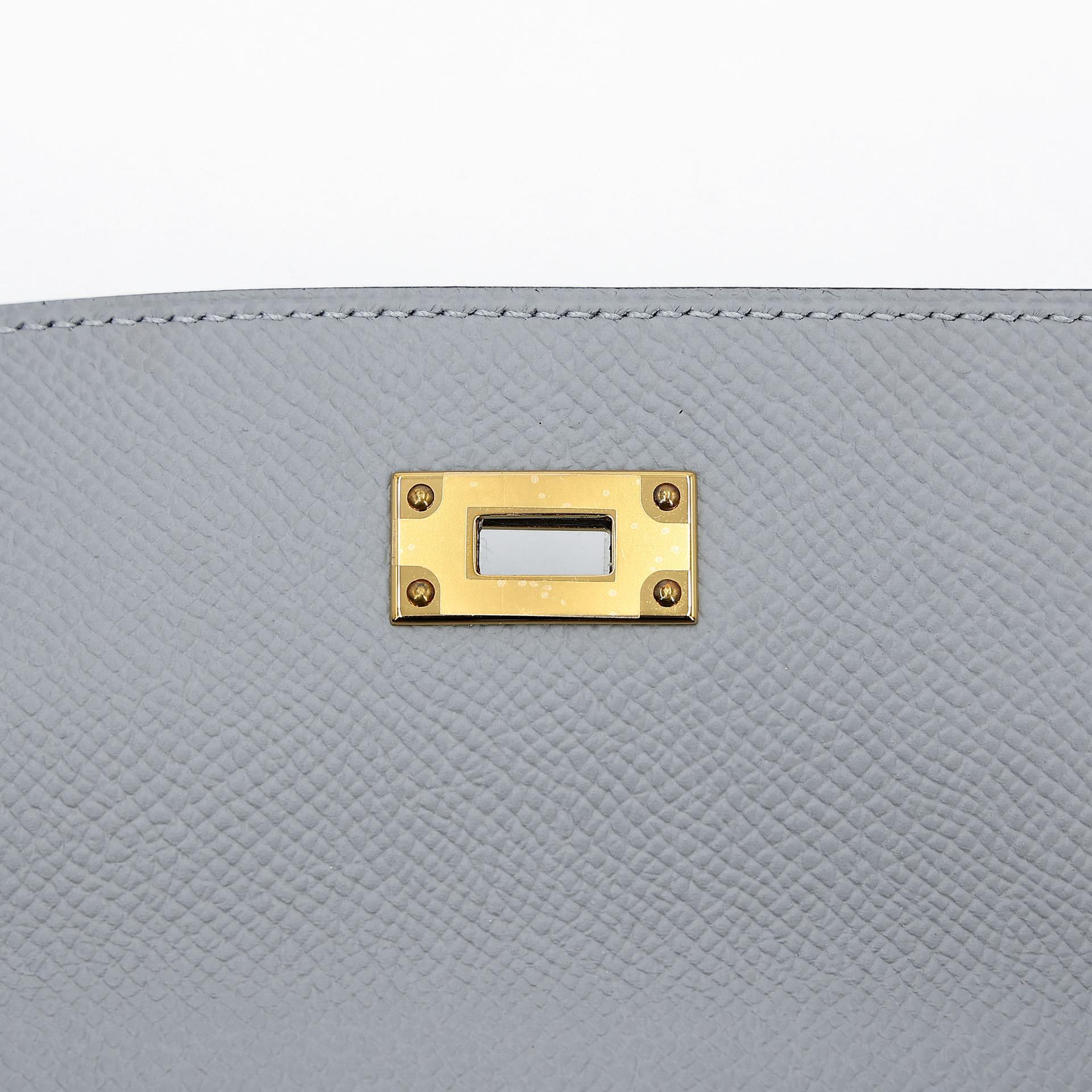 全新 HERMÈS 愛馬仕 Kelly To Go 錢包 P0 木偶灰 Gris Pantin Epsom皮 金扣 K刻 2025年 - 11
