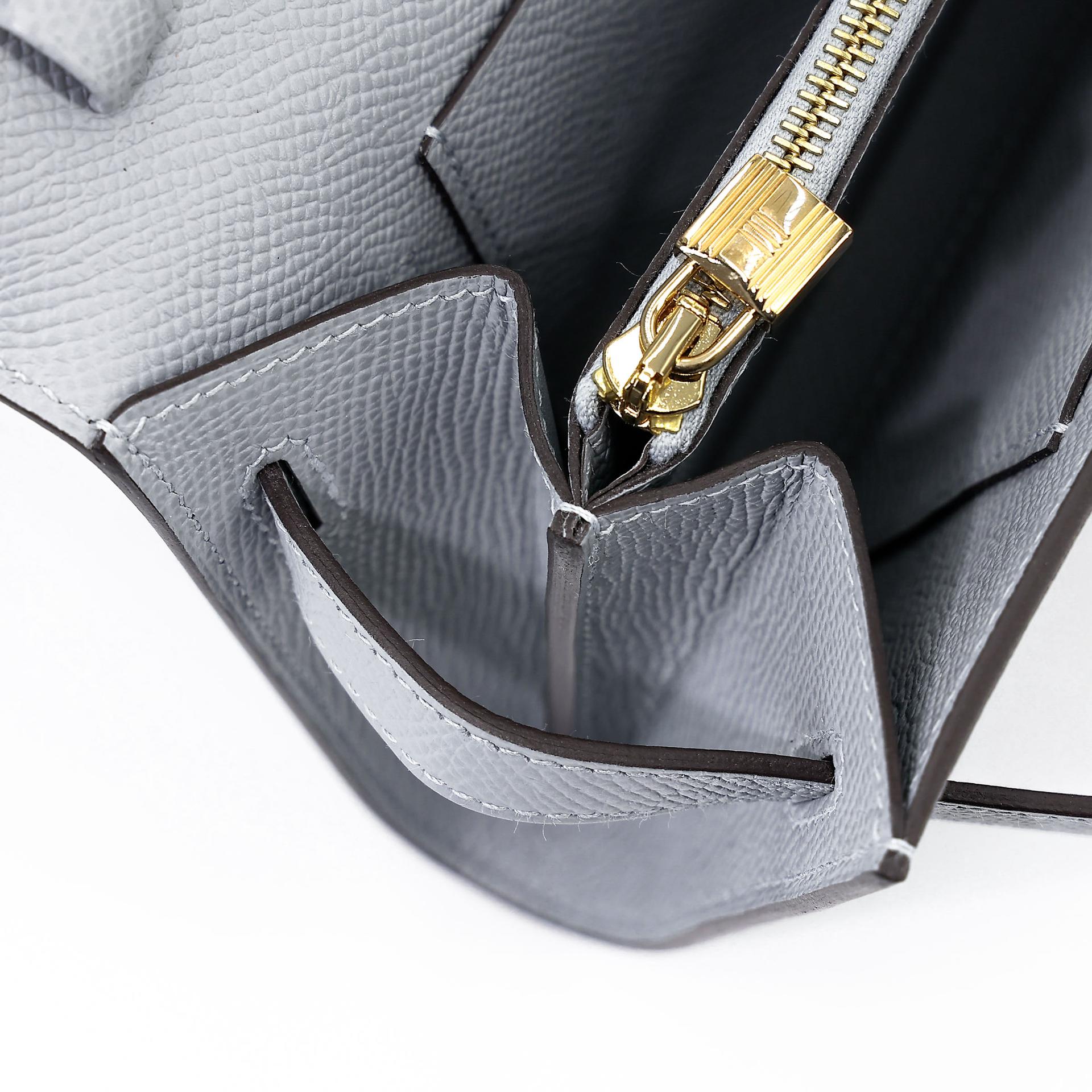 全新 HERMÈS 愛馬仕 Kelly To Go 錢包 P0 木偶灰 Gris Pantin Epsom皮 金扣 K刻 2025年 - 16