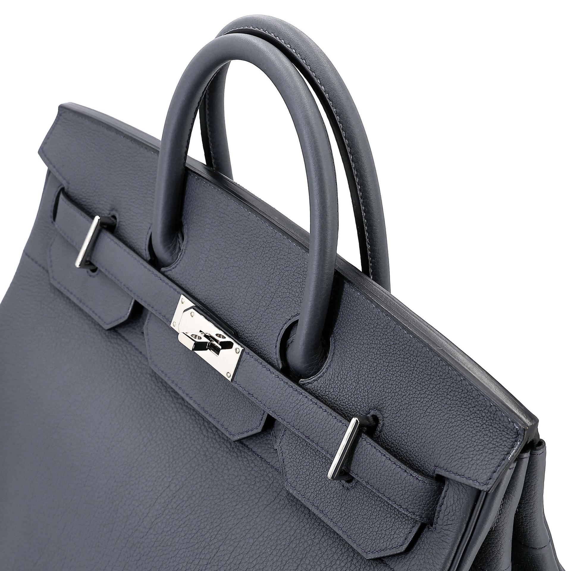 Excellent ( Rank SA ) HERMÈS Haut à Courroies HAC 40 Gris misty (H0) Togo Palladium hardware W (2024) - 3