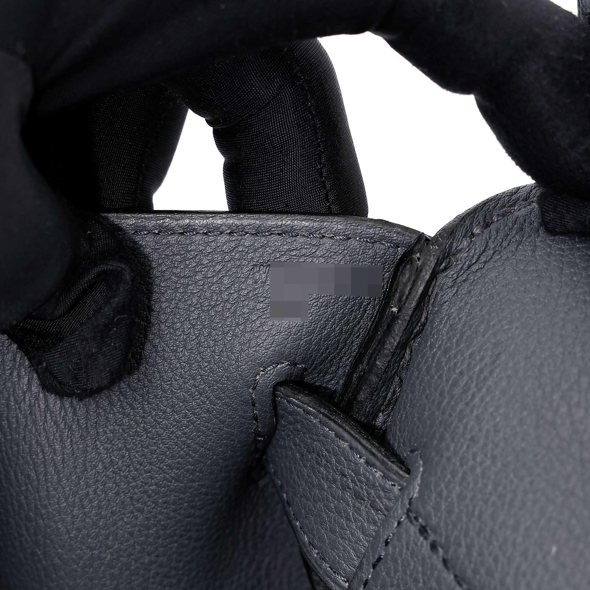 Excellent ( Rank SA ) HERMÈS Haut à Courroies HAC 40 Gris misty (H0) Togo Palladium hardware W (2024) - 18